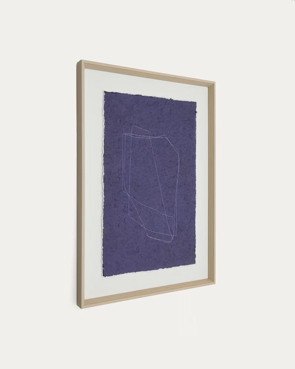 DURKAN 50x70 cm-es kék kép