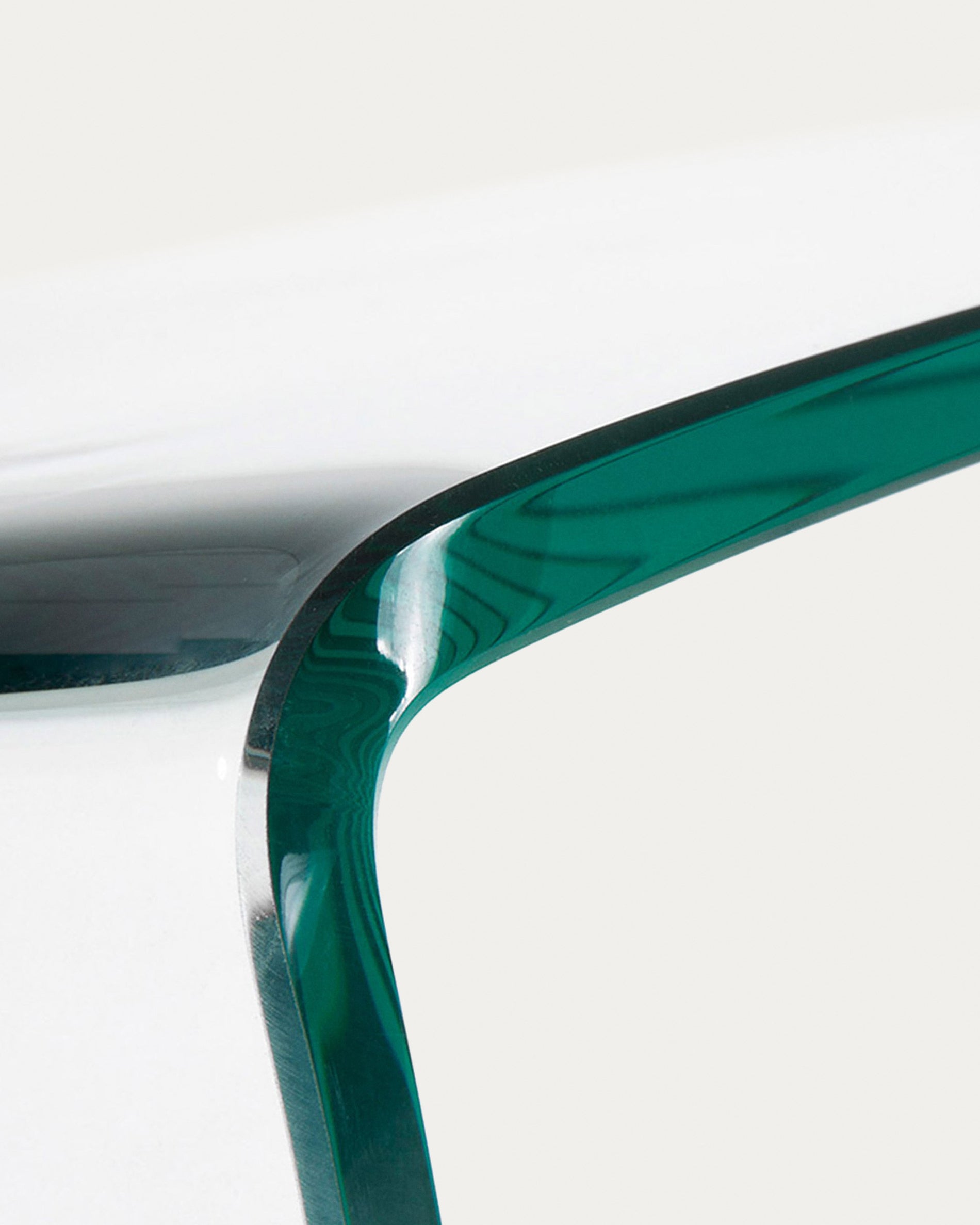 Burano nest of 2 glass tables - Detail