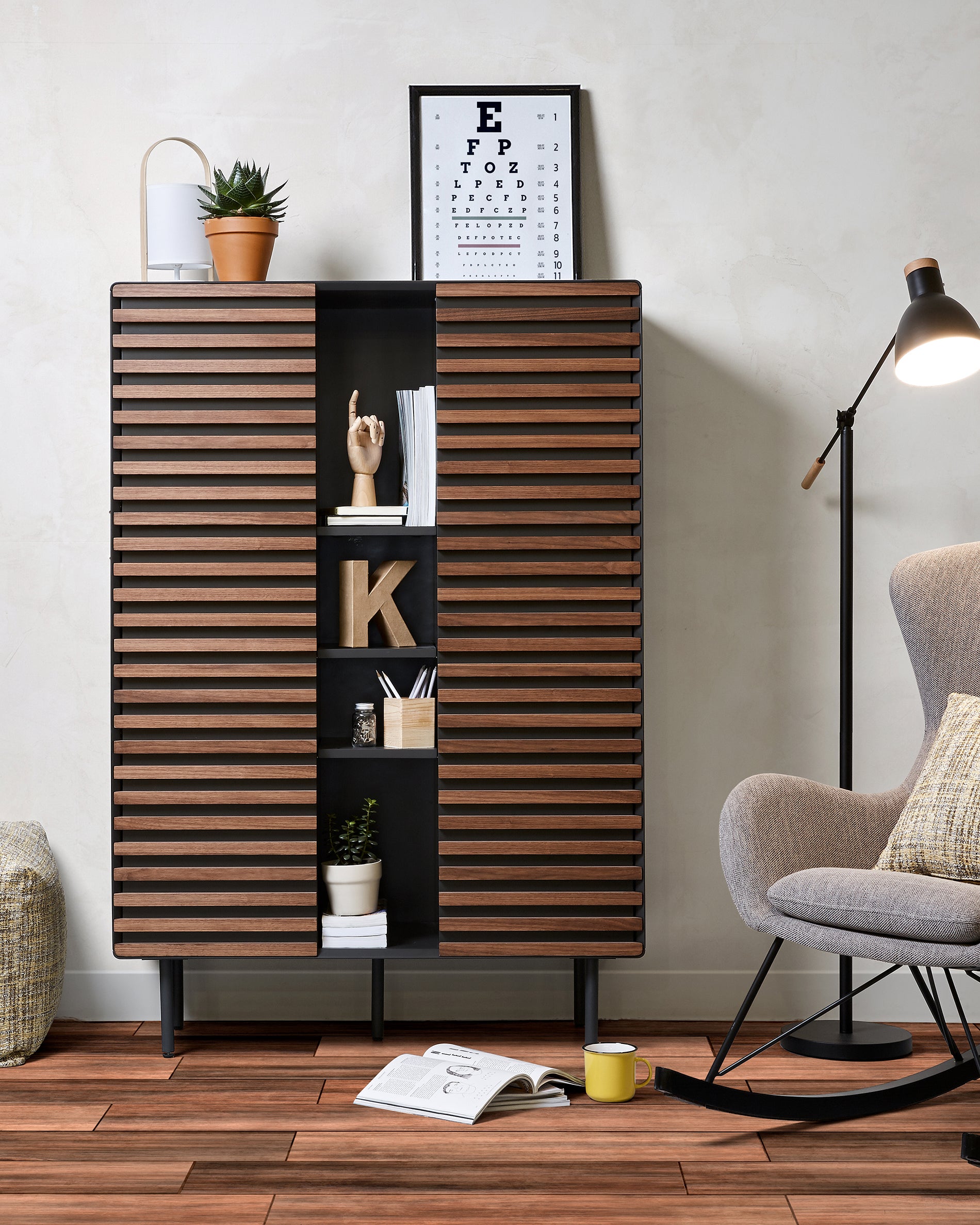 Kesia tall sideboard 105 x 155 cm - Lifestyle