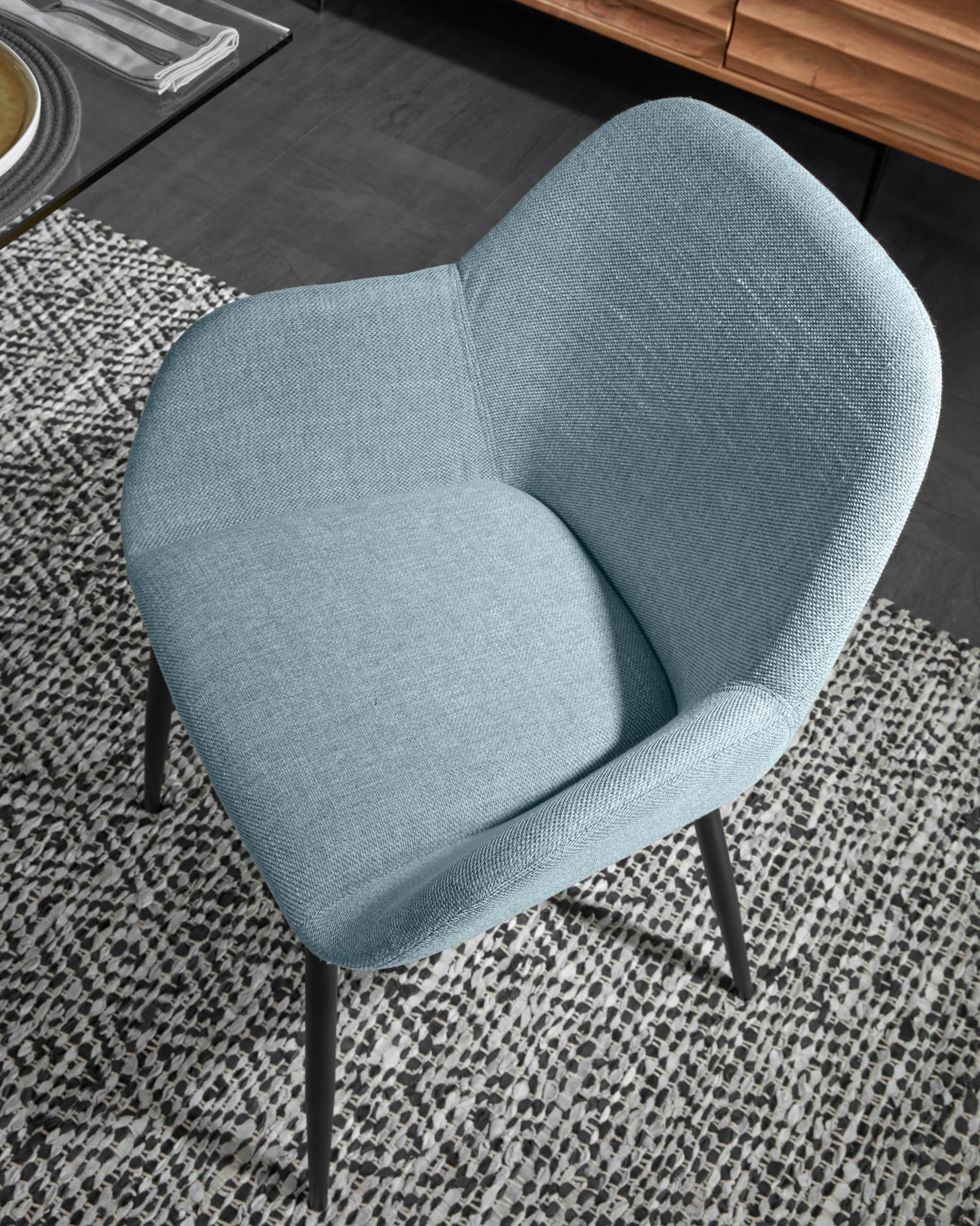 Konna light blue chair - Lifestyle