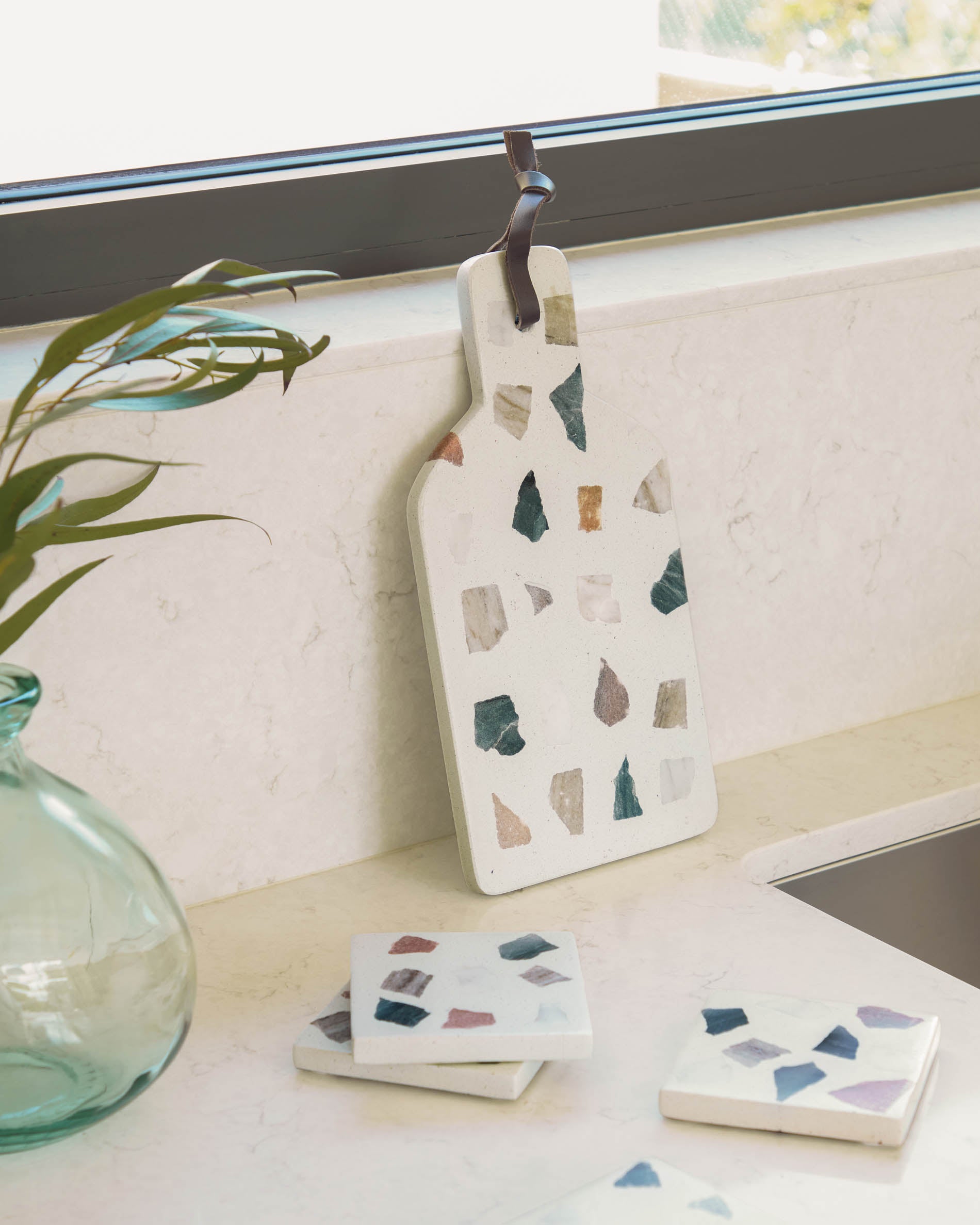 Temira set of multicoloured coasters - Lifestyle