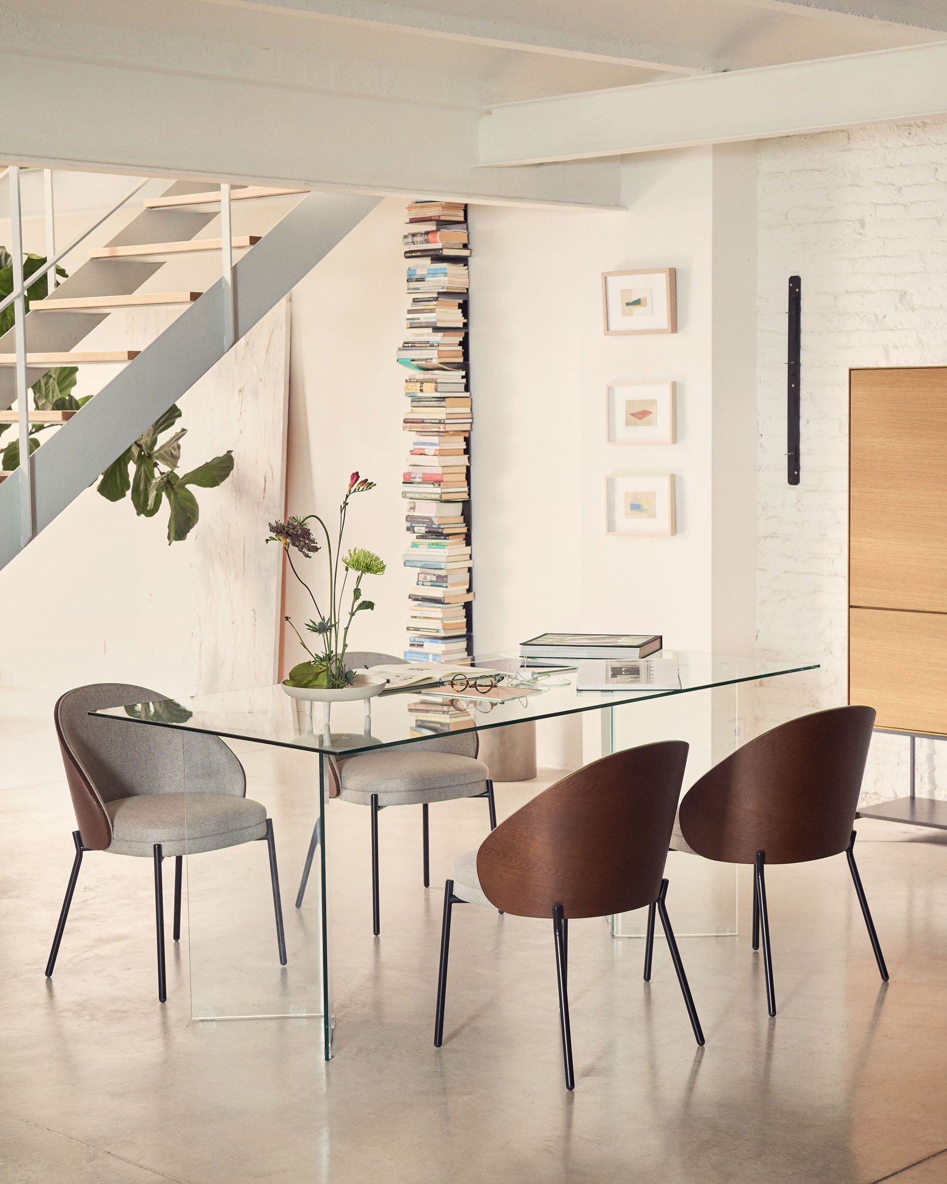 Burano glass table 180 x 90 cm - Lifestyle