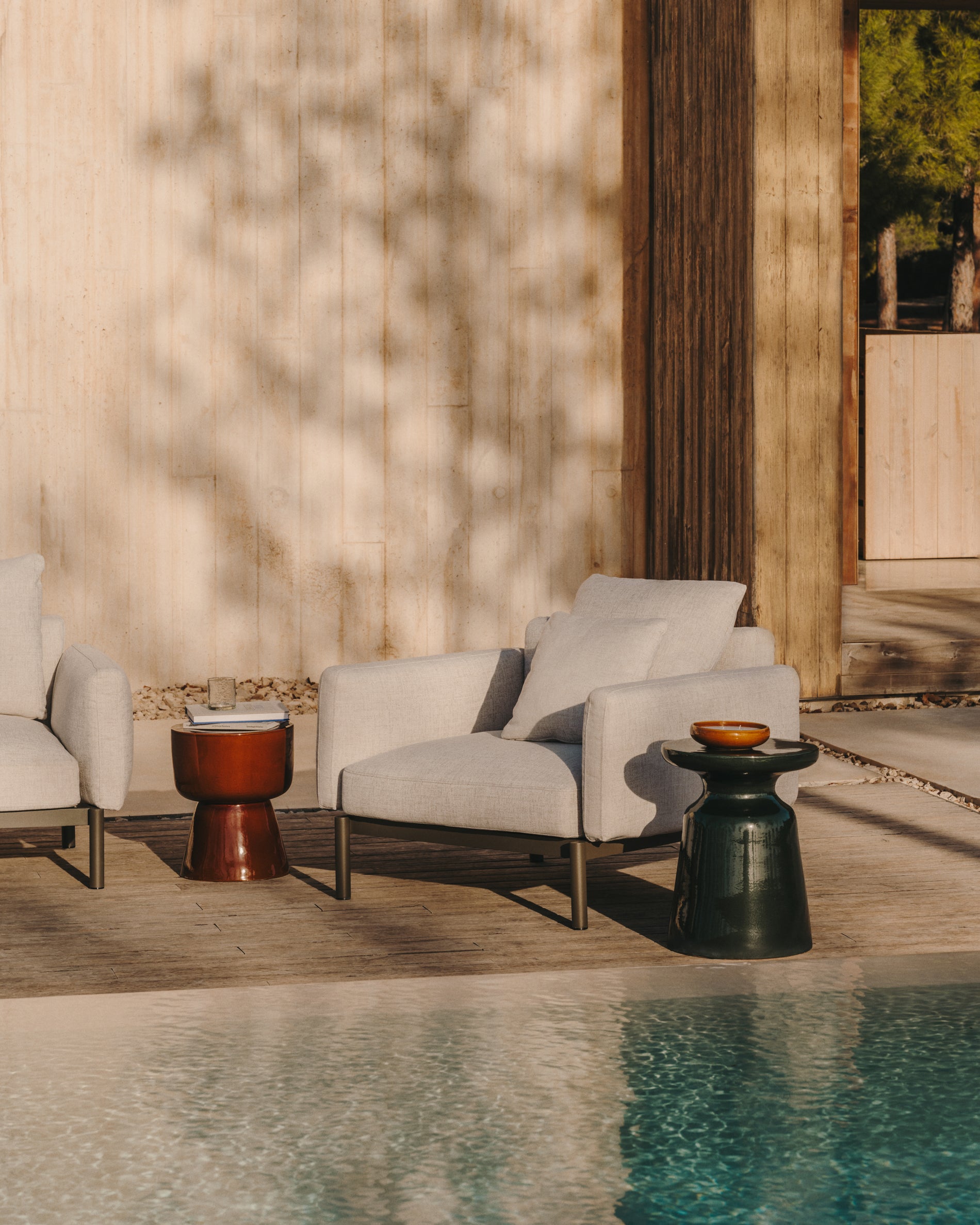 Sorells cushion in beige 45 x 45 cm - Lifestyle