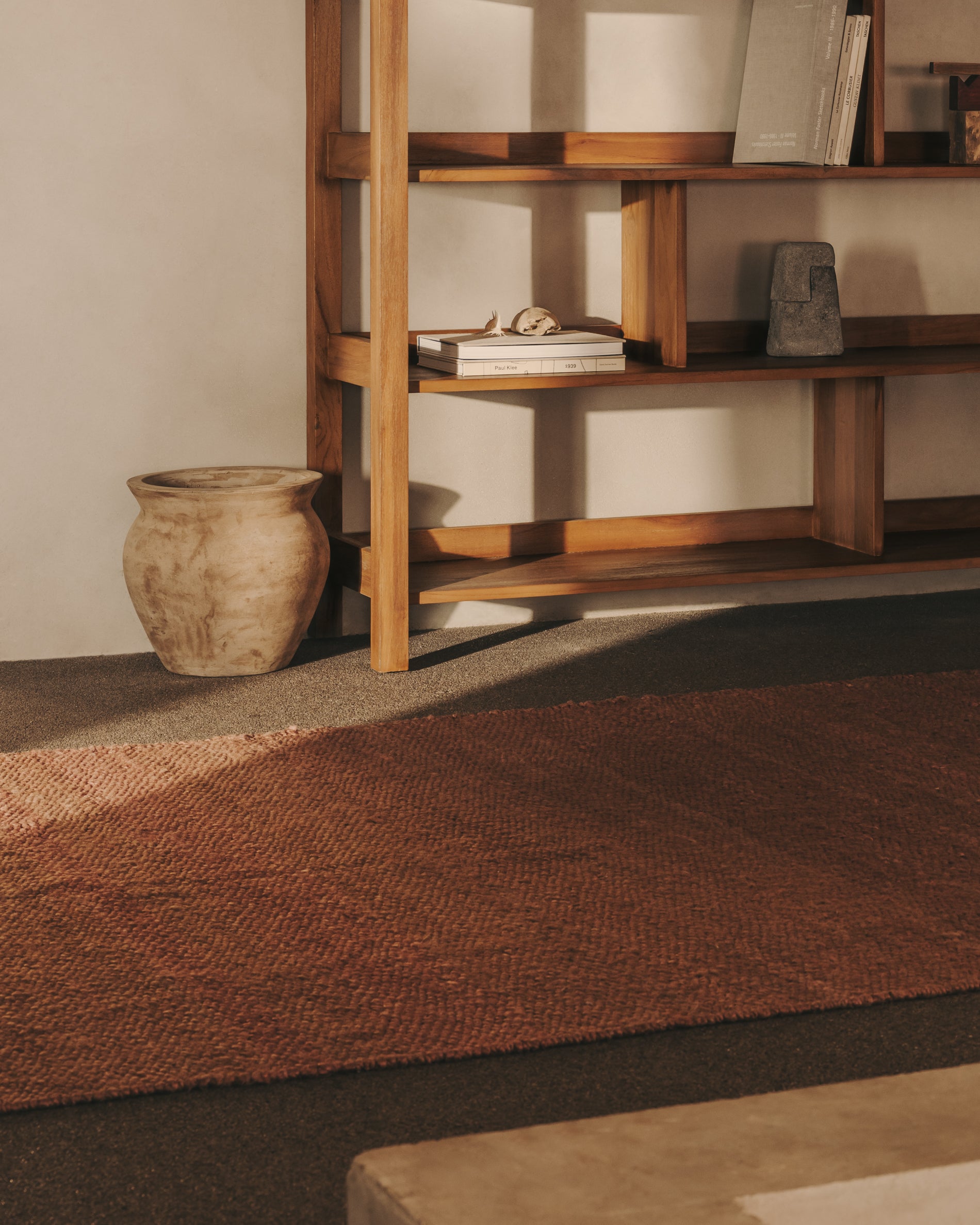 Sallova pink jute rug 160 x 230 cm - Lifestyle