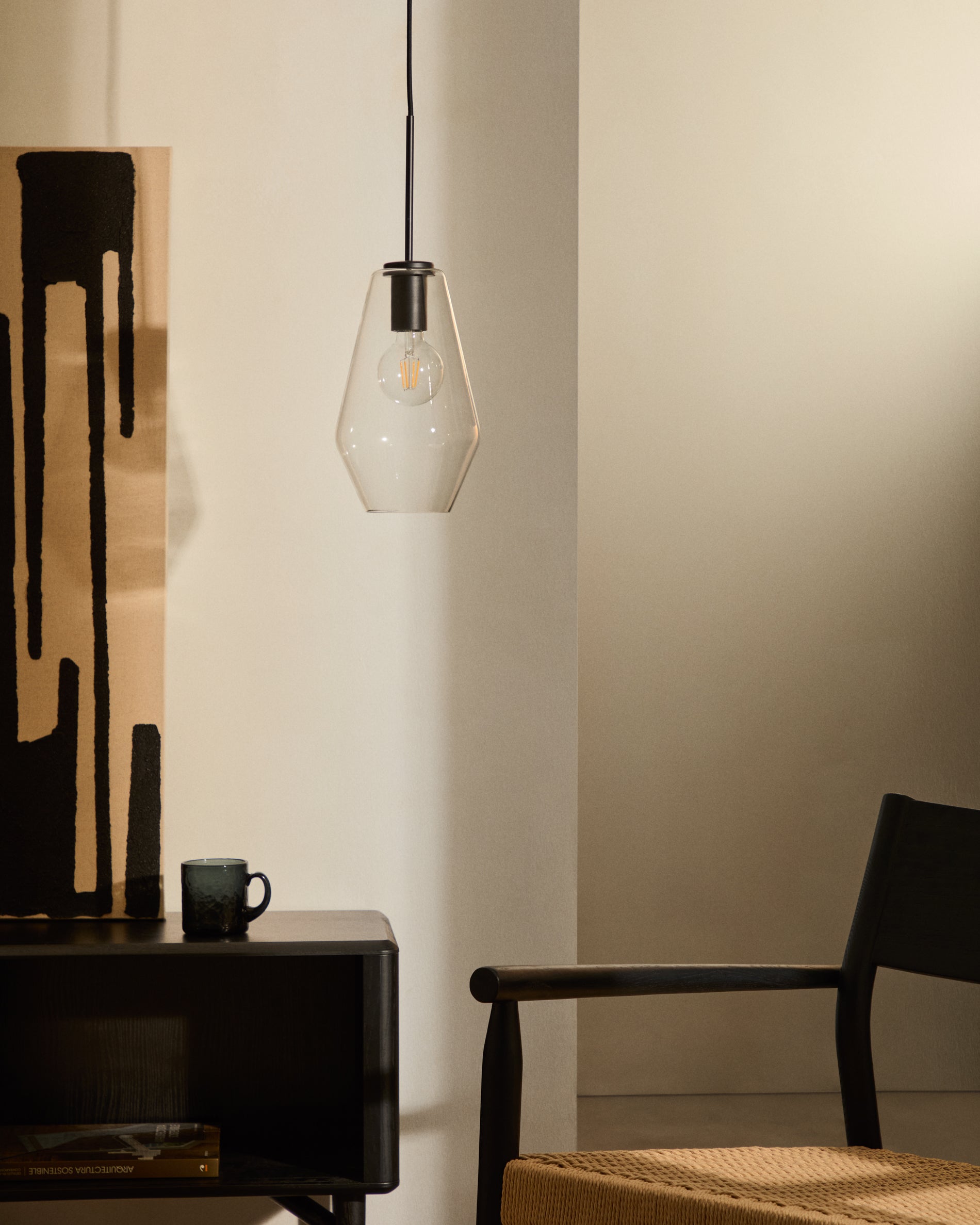 Mao glass ceiling lamp Ø 17 cm - Lifestyle