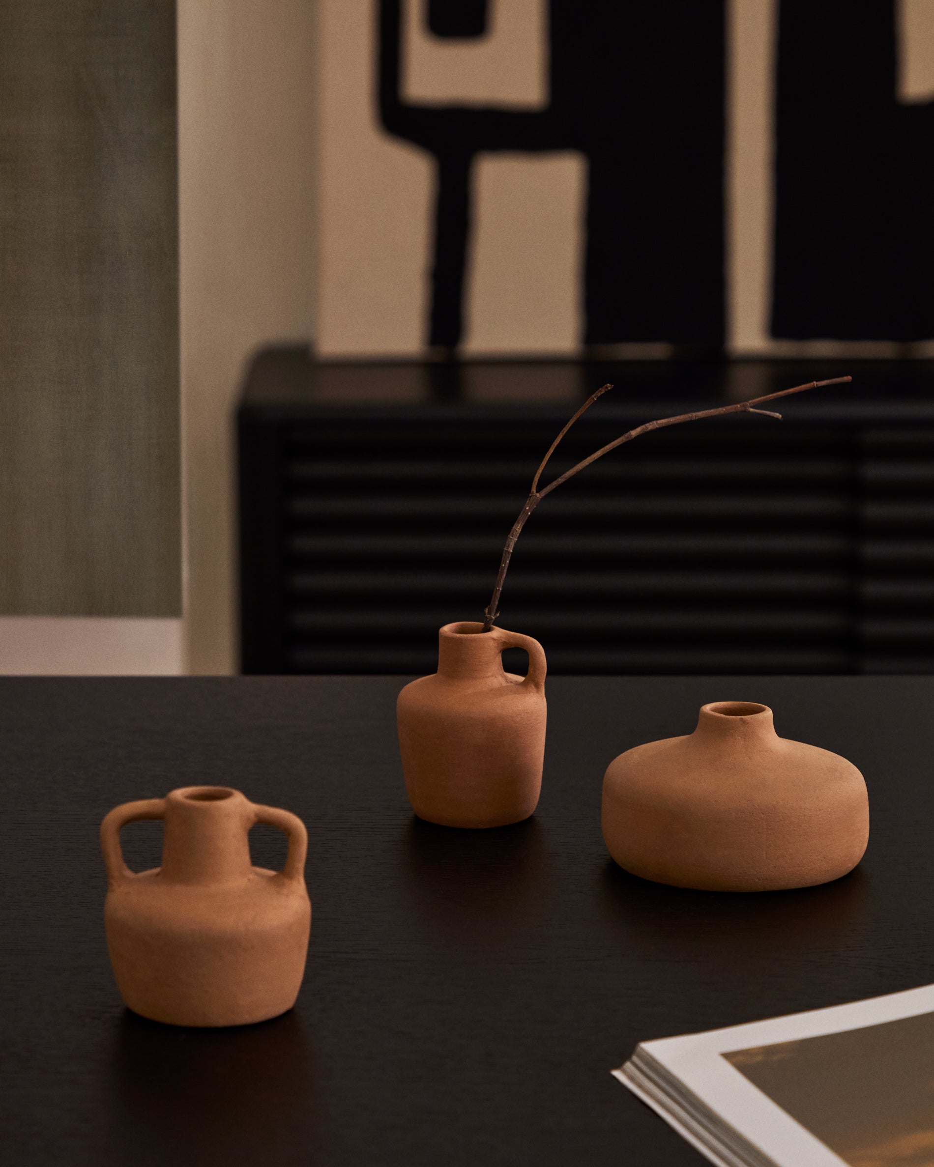 Sofra set of 3 terracotta vases, 6 cm / 7 cm / 10 cm - Lifestyle