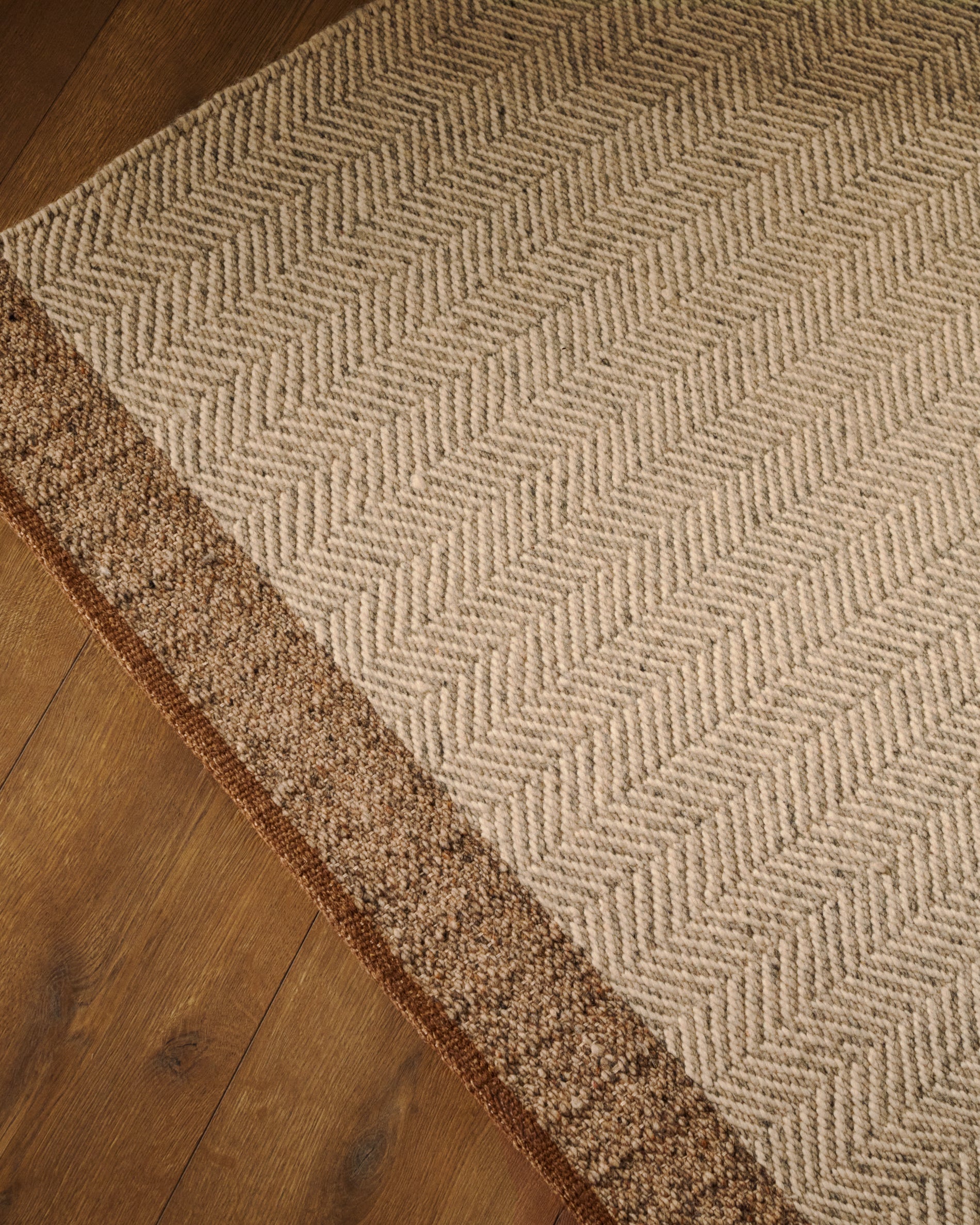 Nifelia beige wool jacquard rug, 160 x 230 cm - Lifestyle