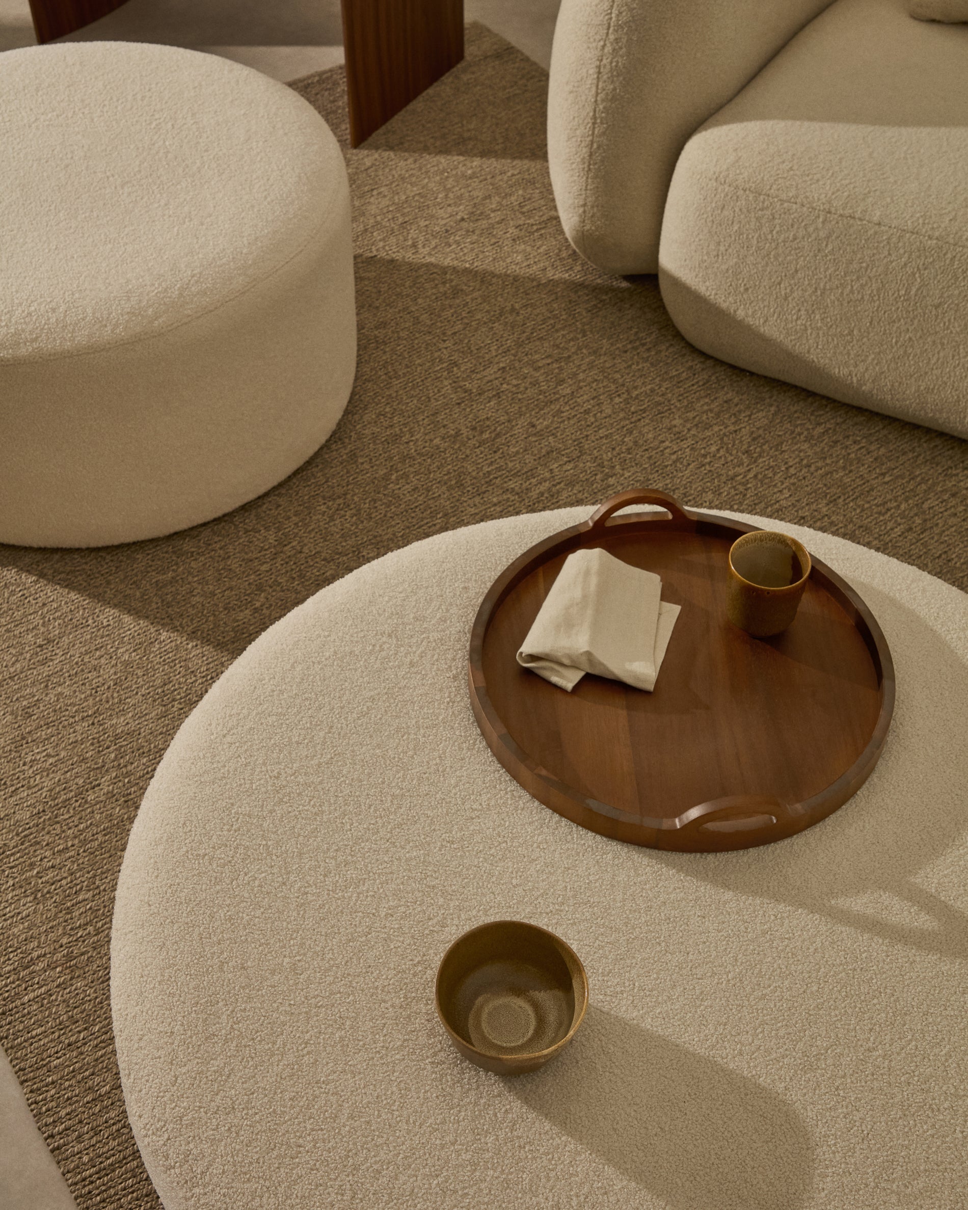 Zoa tray made of acacia wood FSC 100% Ø50 cm - Lifestyle