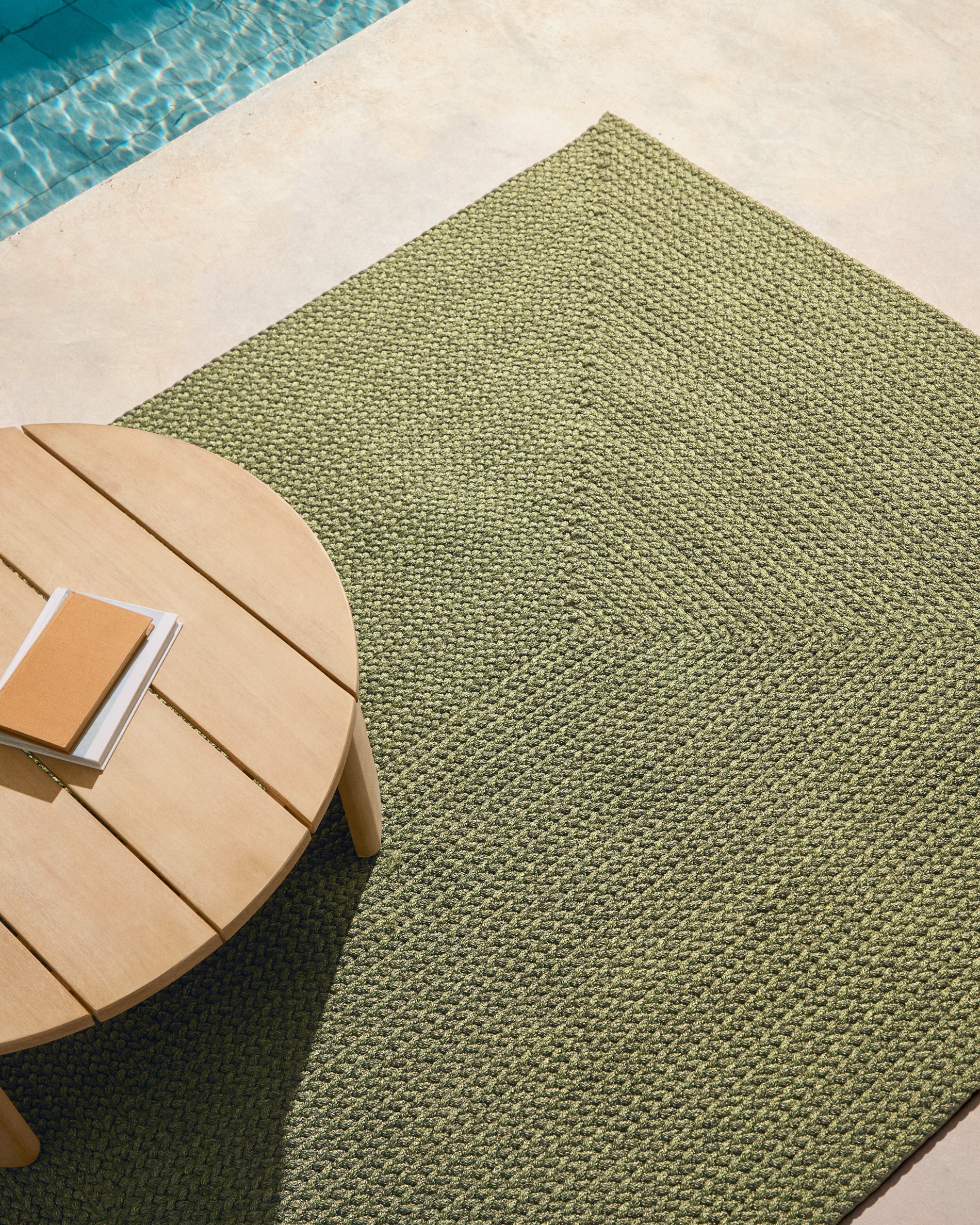 Rug Despas in synthetic fibers green 160 x 230 cm - Lifestyle