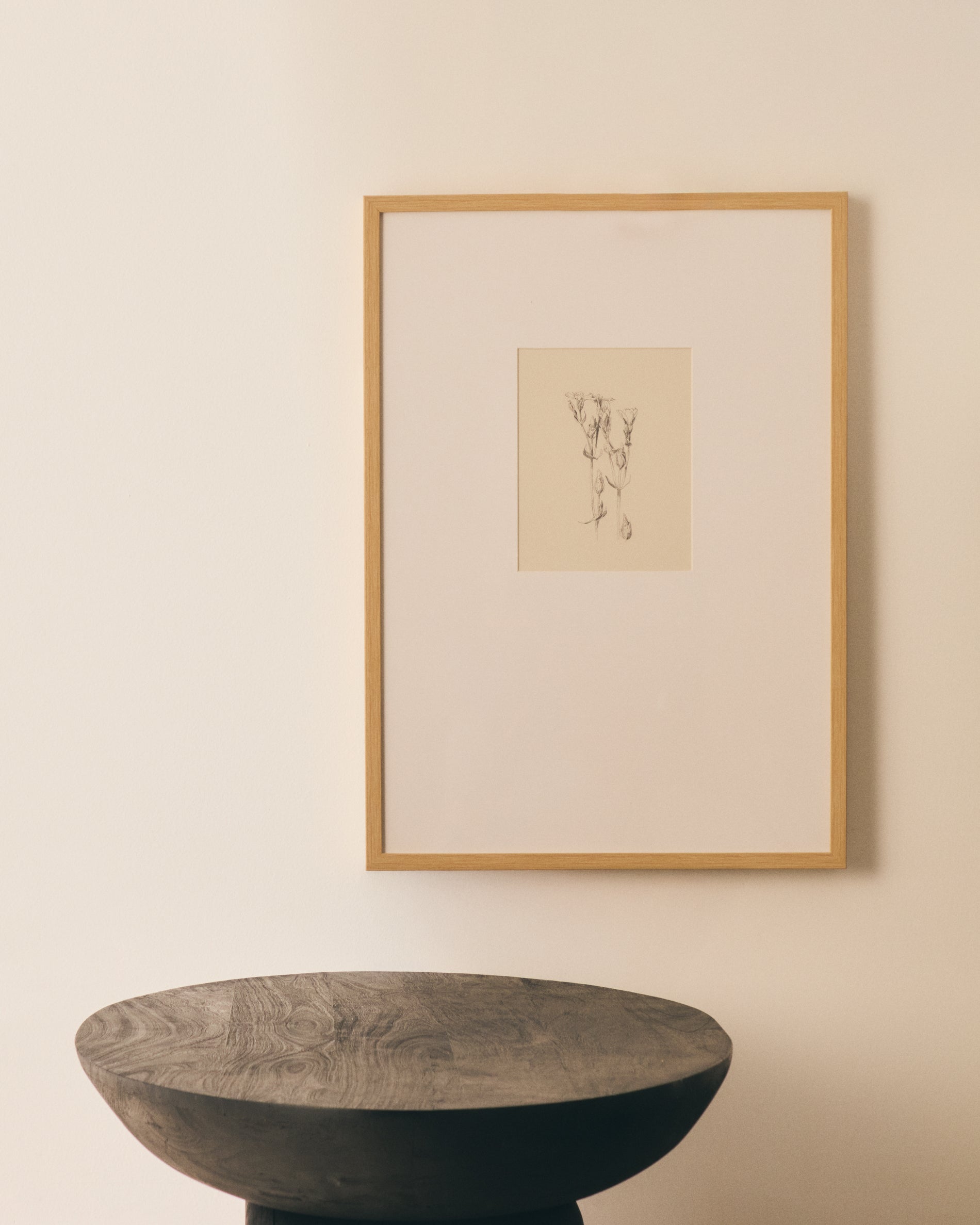Lirena picture with botanical illustration 50 x 70cm - Lifestyle