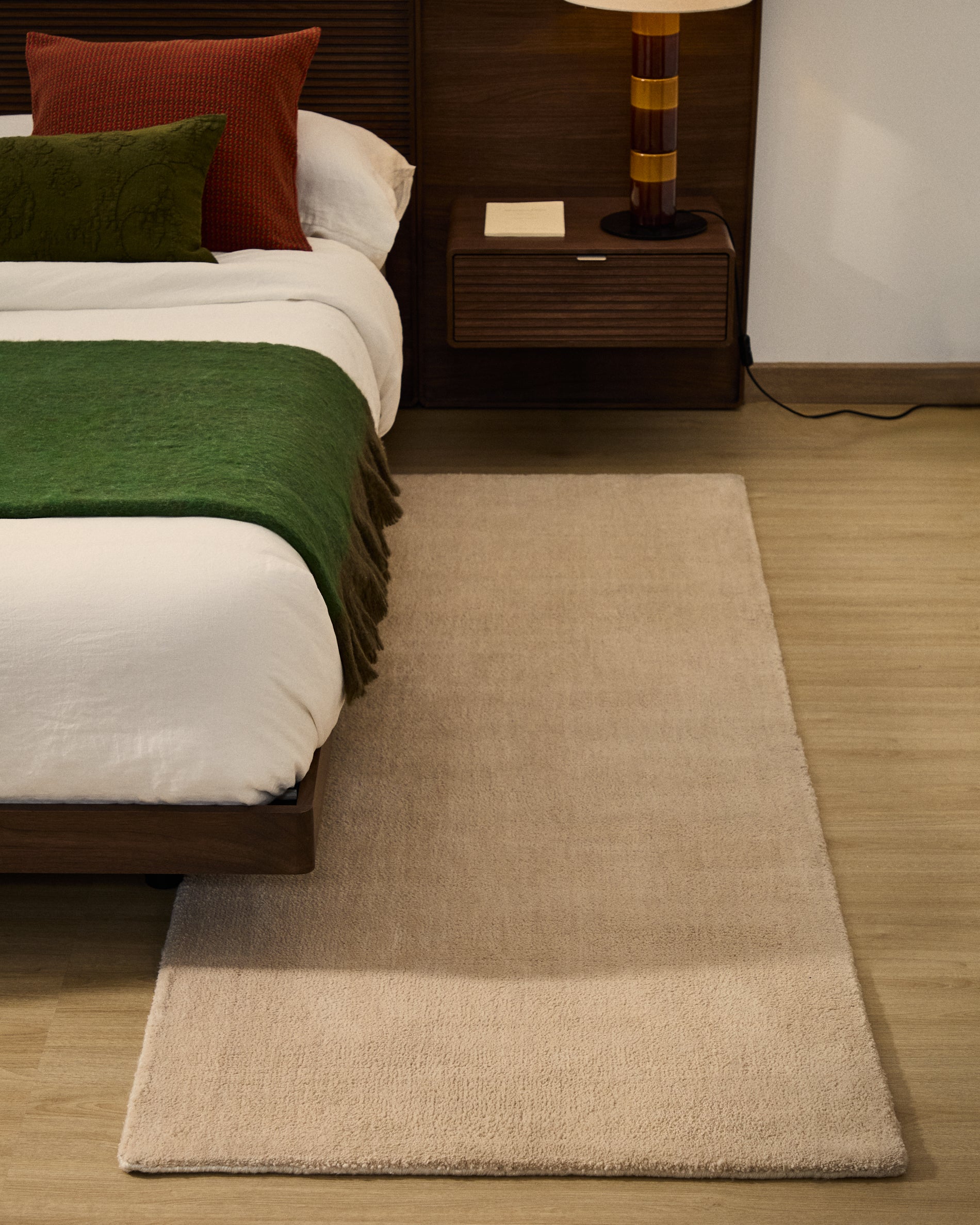 Empuries beige runner rug 80 x 200cm - Lifestyle
