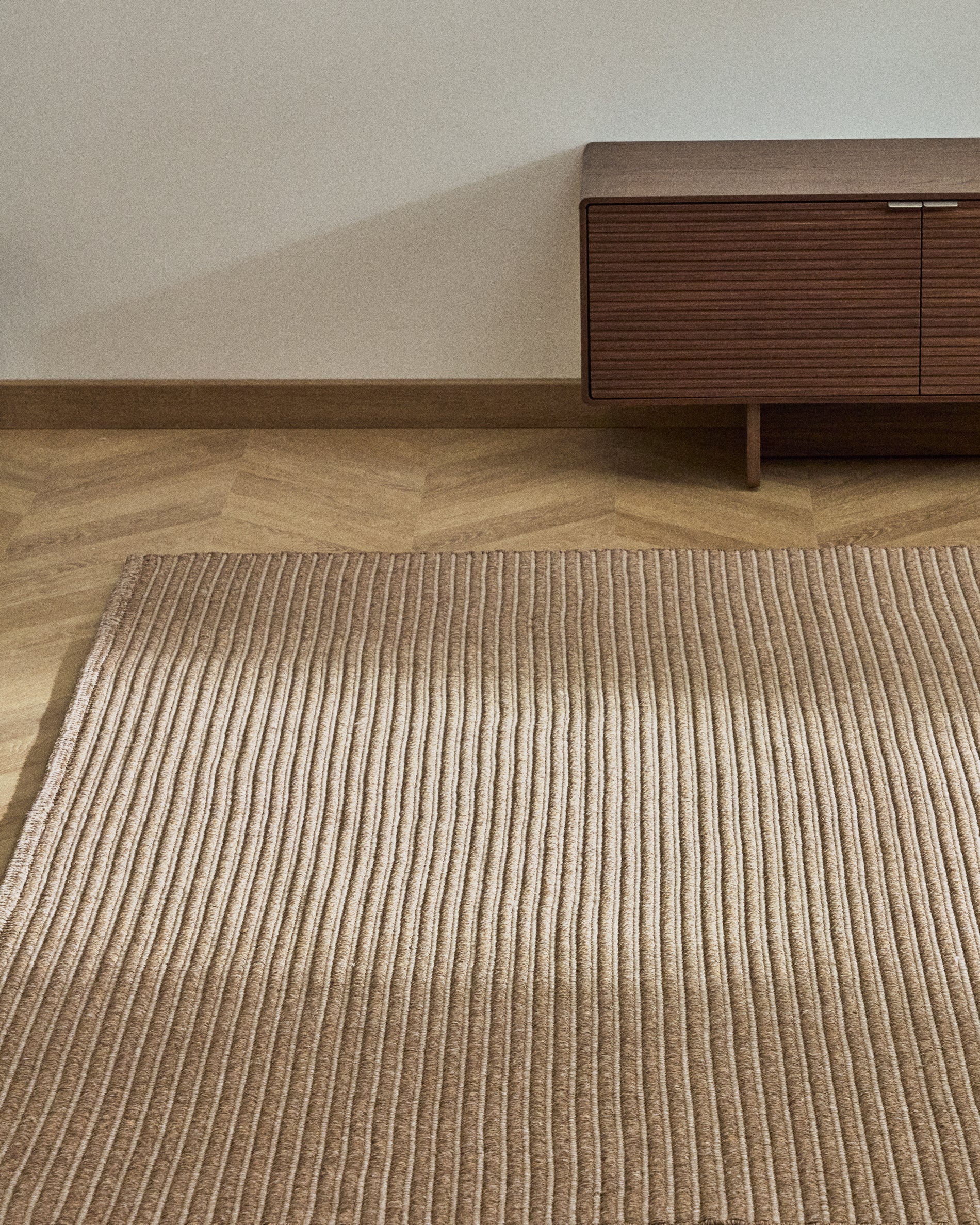 Rug Ardelia in synthetic fibers beige 160 x 230 cm - Lifestyle