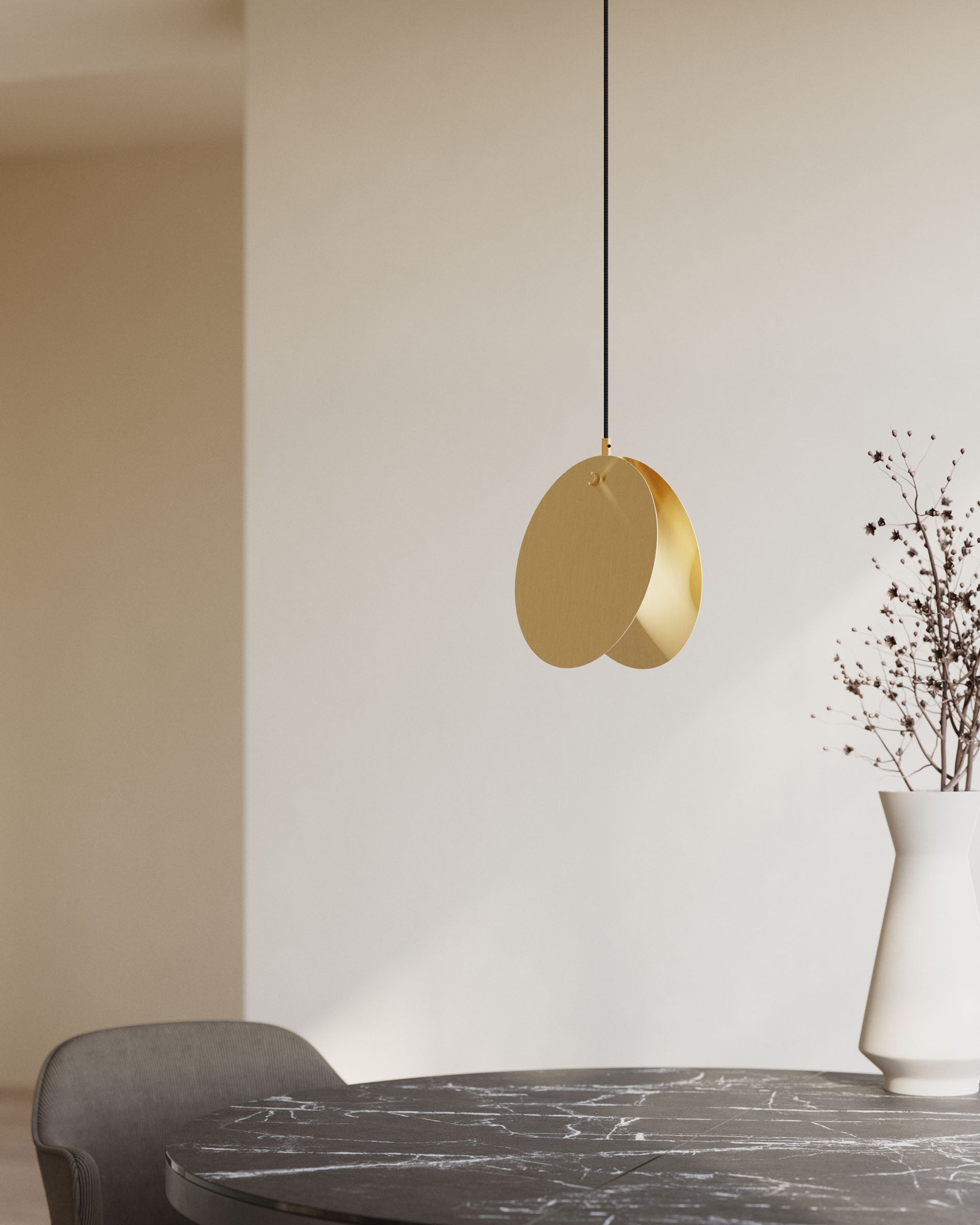 Monica pendant lamp brass - Lifestyle