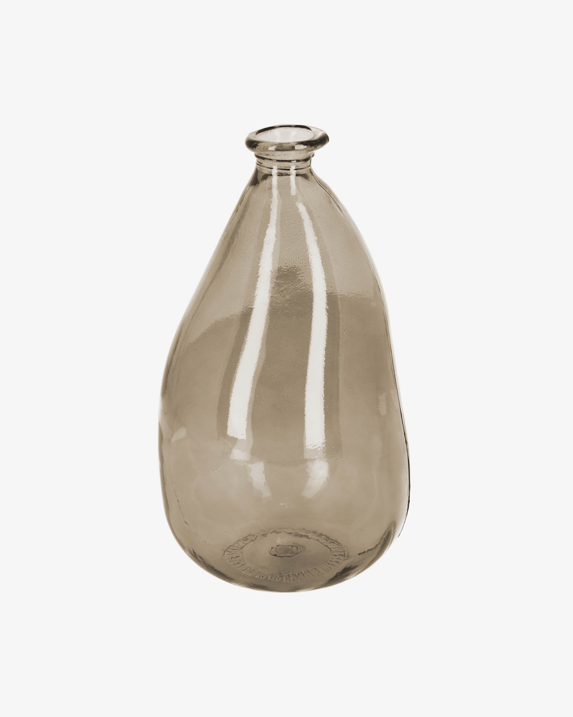 Brenna medium brown vase - Product View