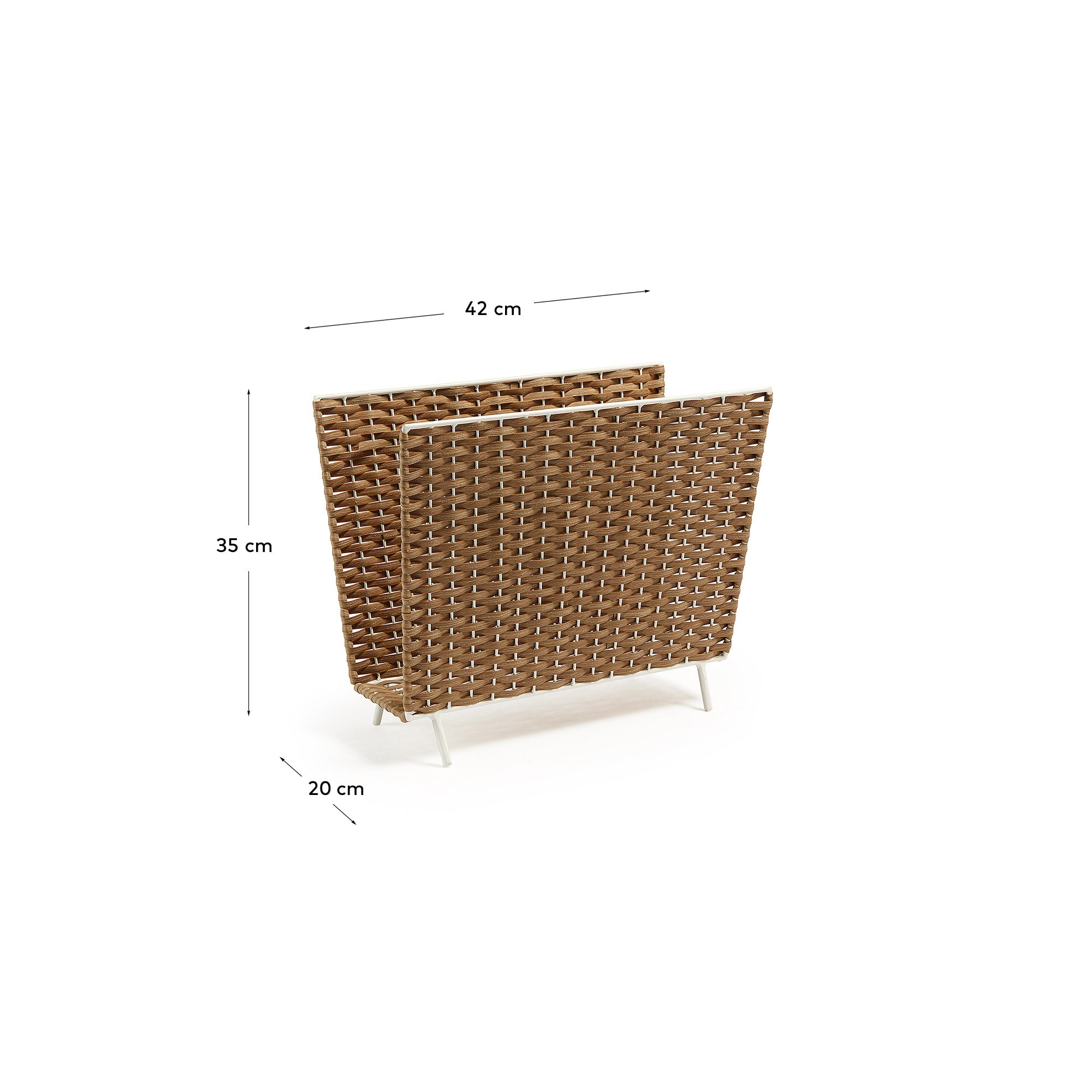 Shibori magazine rack - Measurements