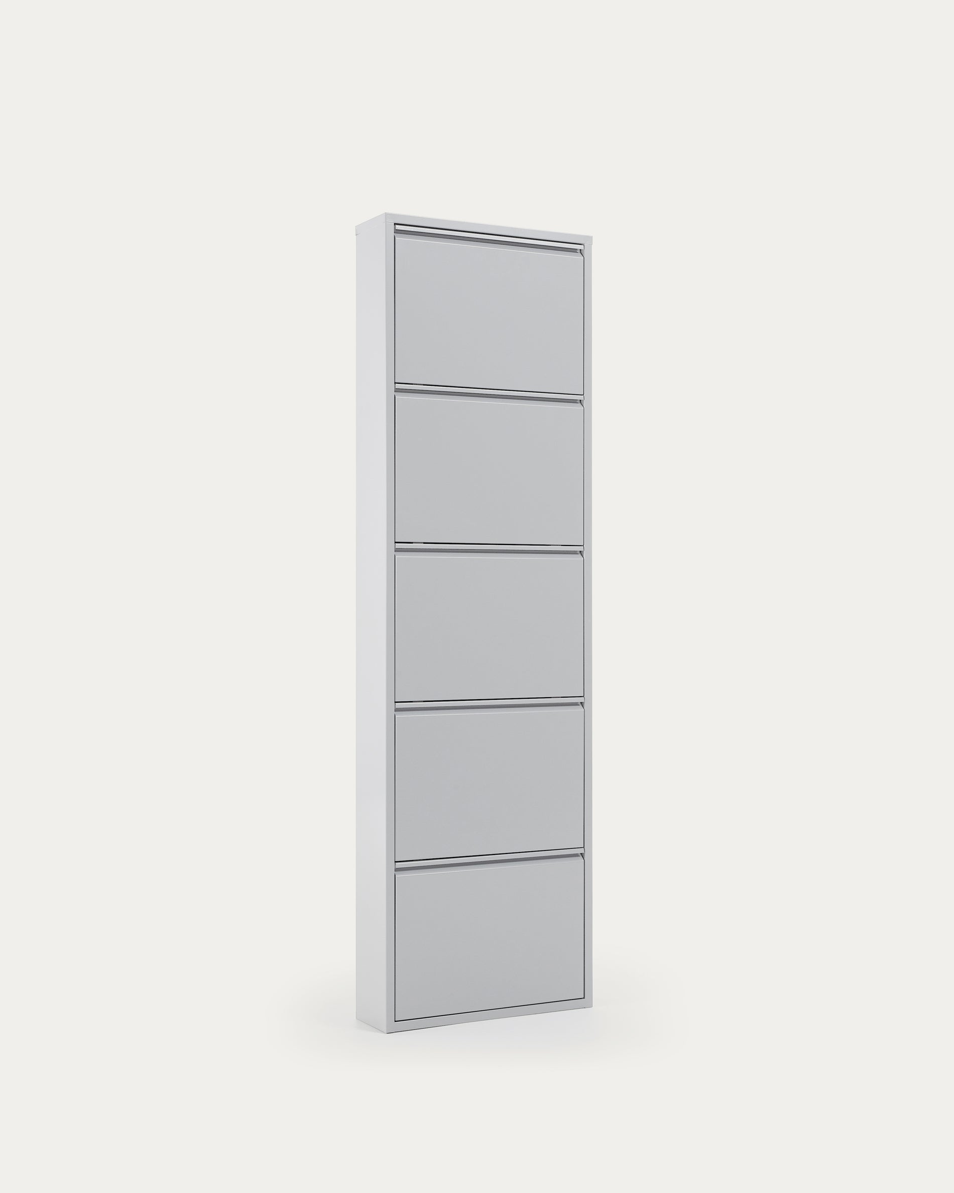Shoe rack Ode 50 x 168,5 cm 5 doors grey - Product View