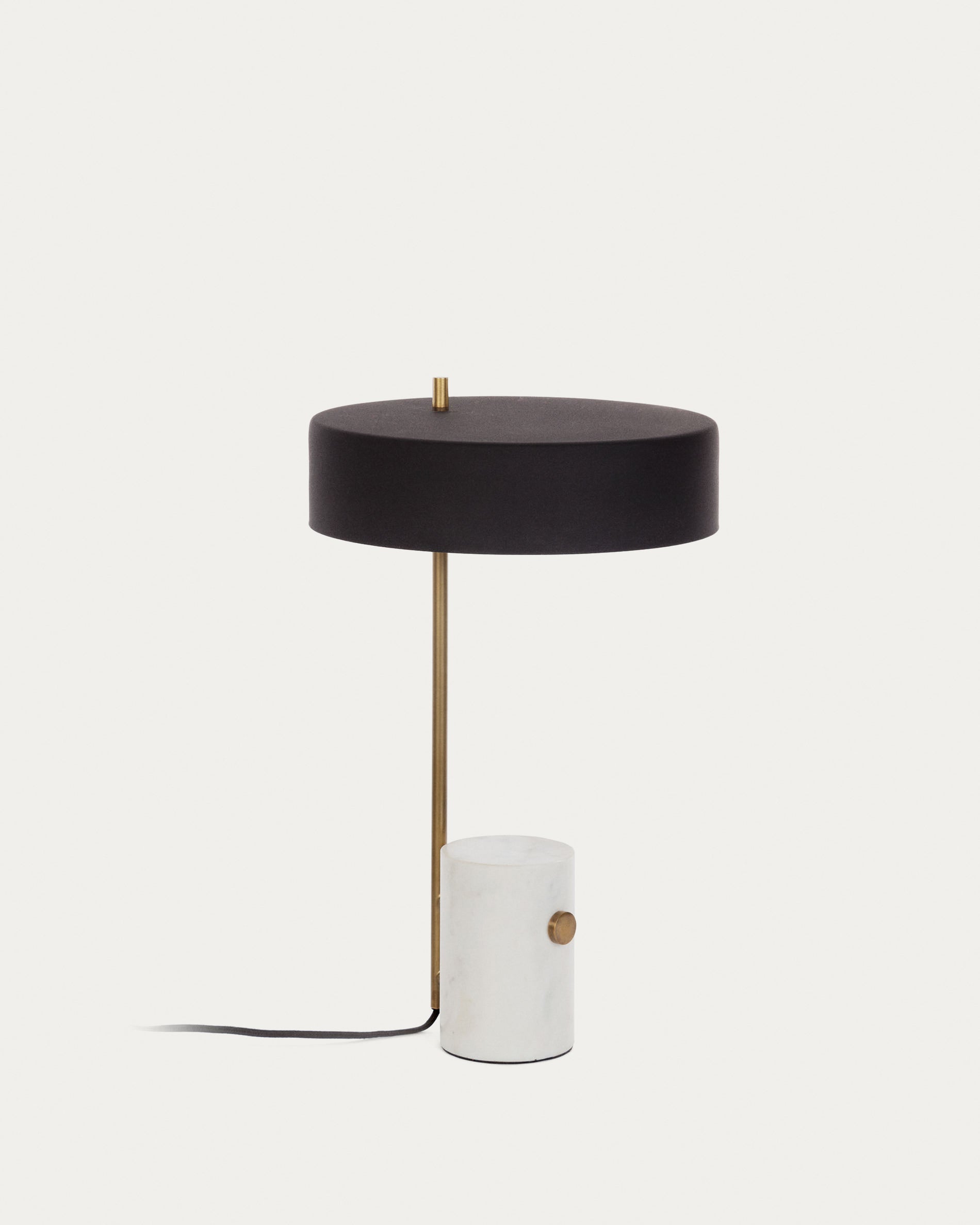 Phant table lamp in metal and marble - Product View