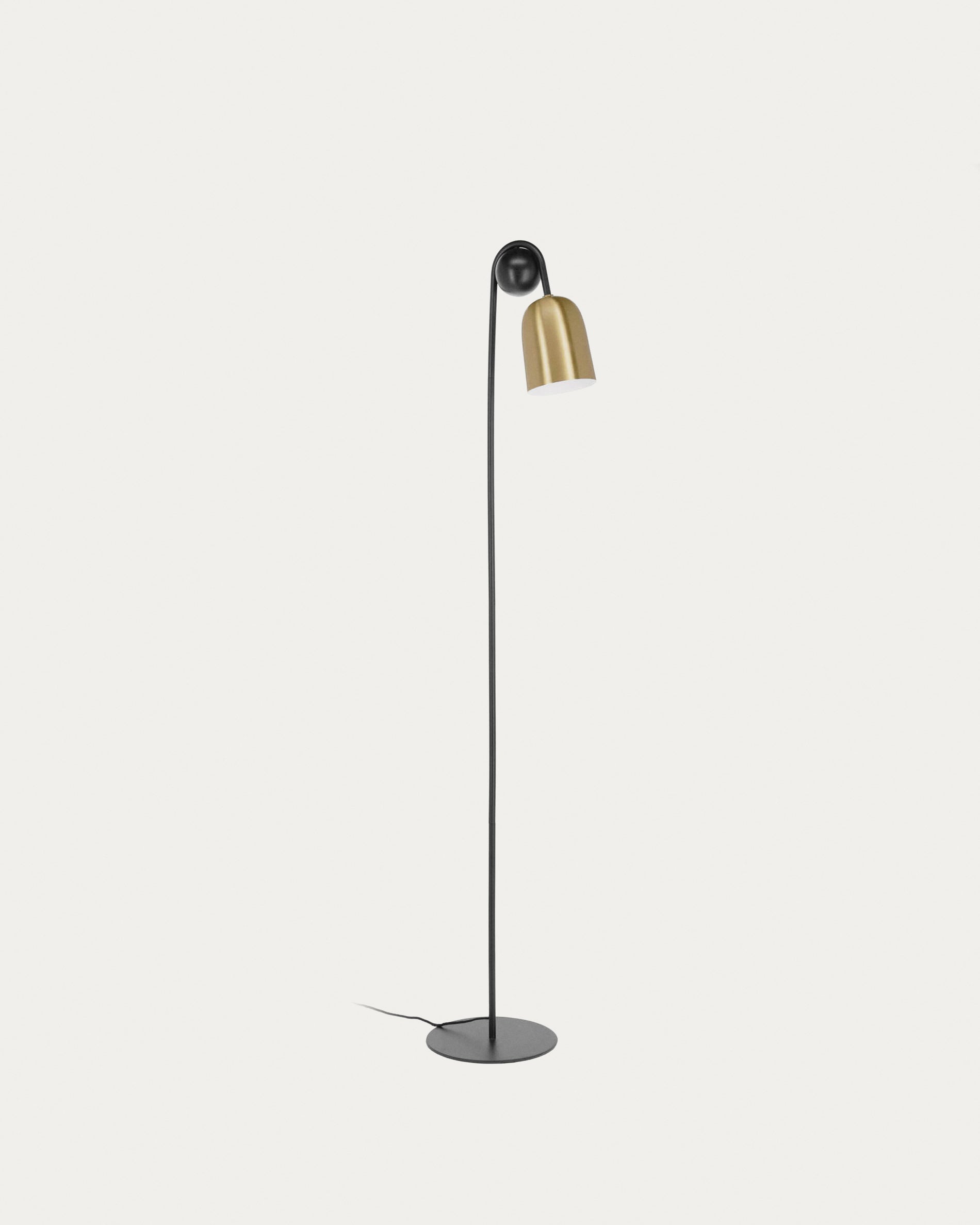 Natsumi metal and wood floor lamp - Product View