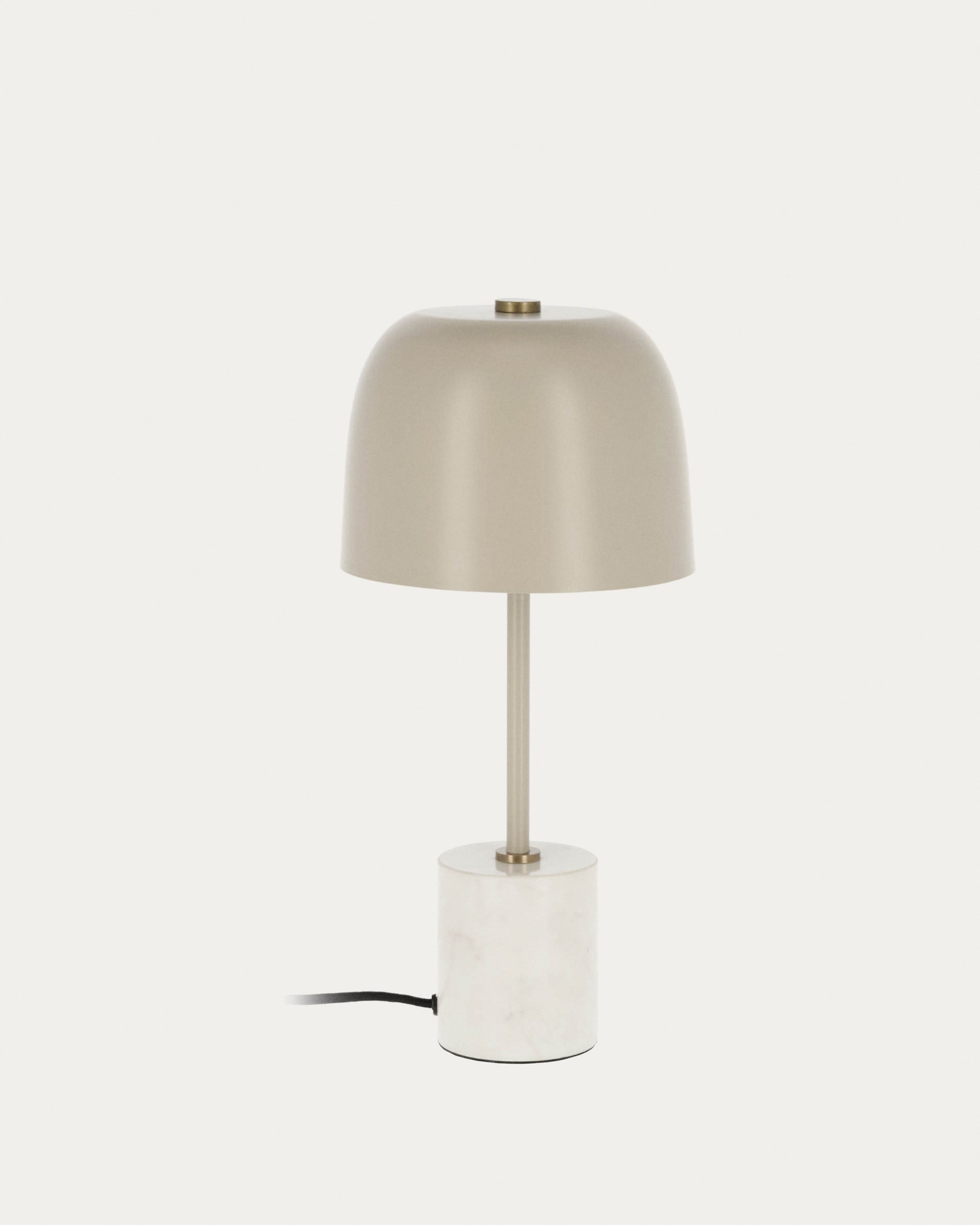 Alish table lamp in metal and marble - Product View