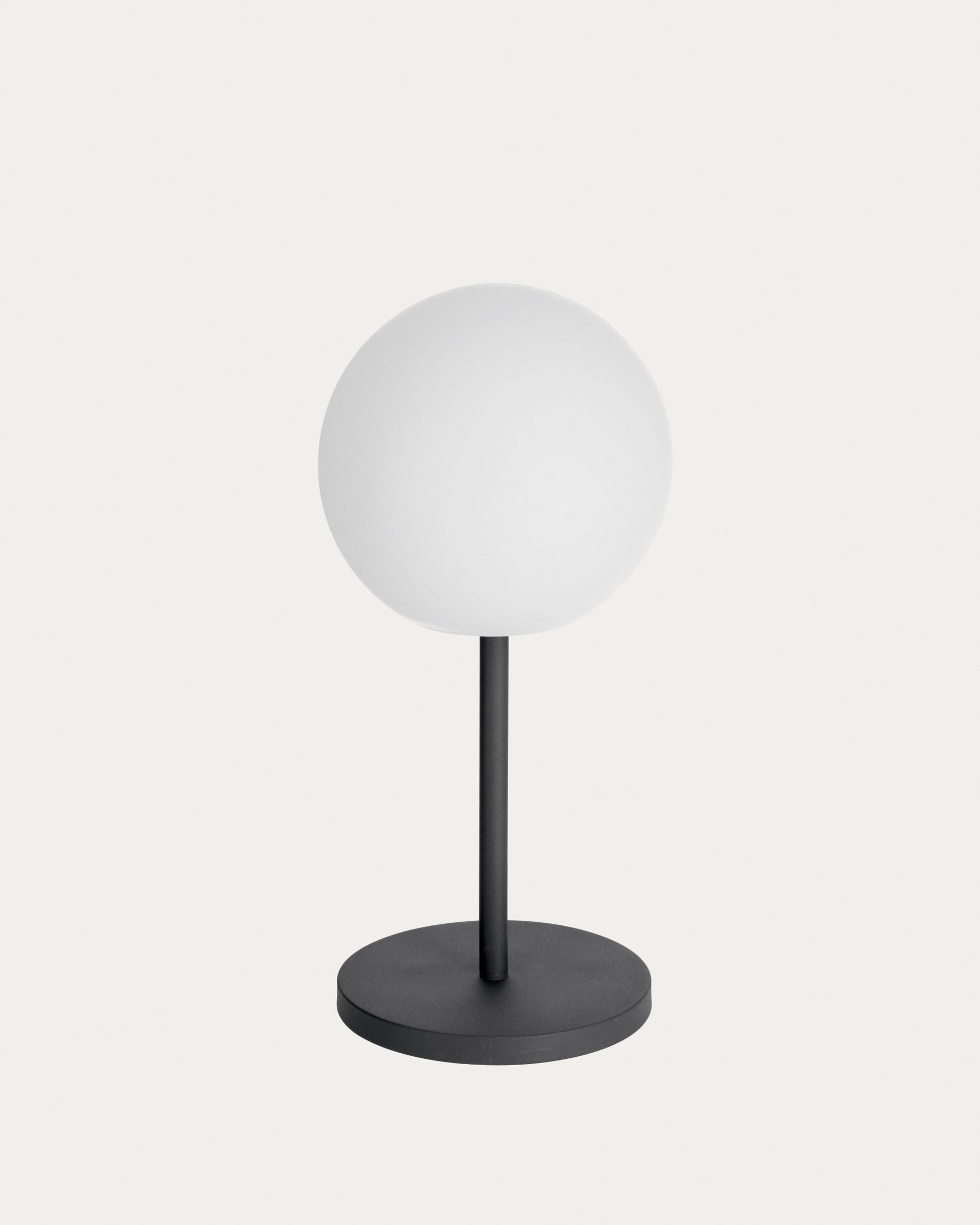 Outdoor Dinesh table lamp in black steel - Product View