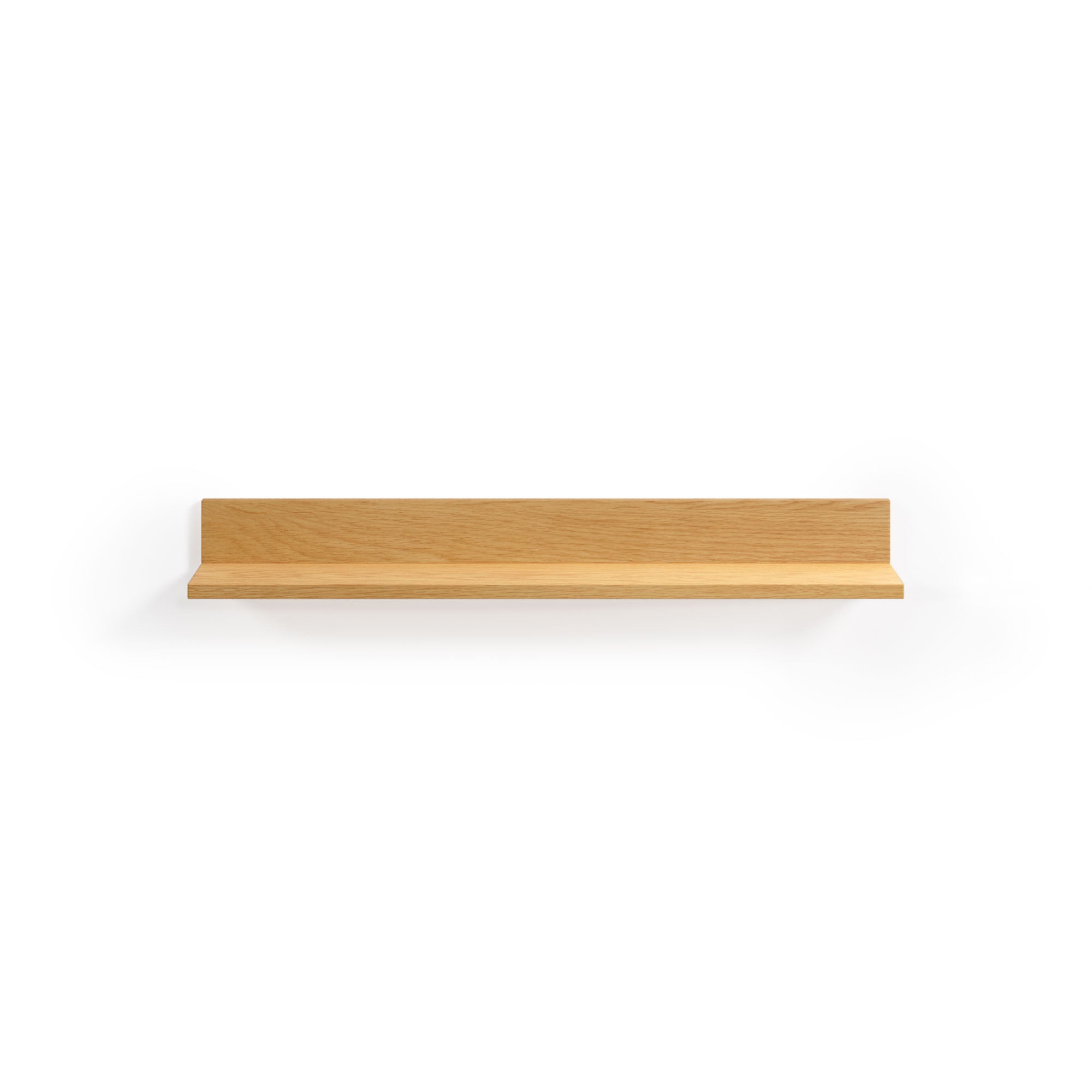 Abilen oak veneer shelf with natural finish, 80 x 15 cm, FSC™ 100% certified - Product Image