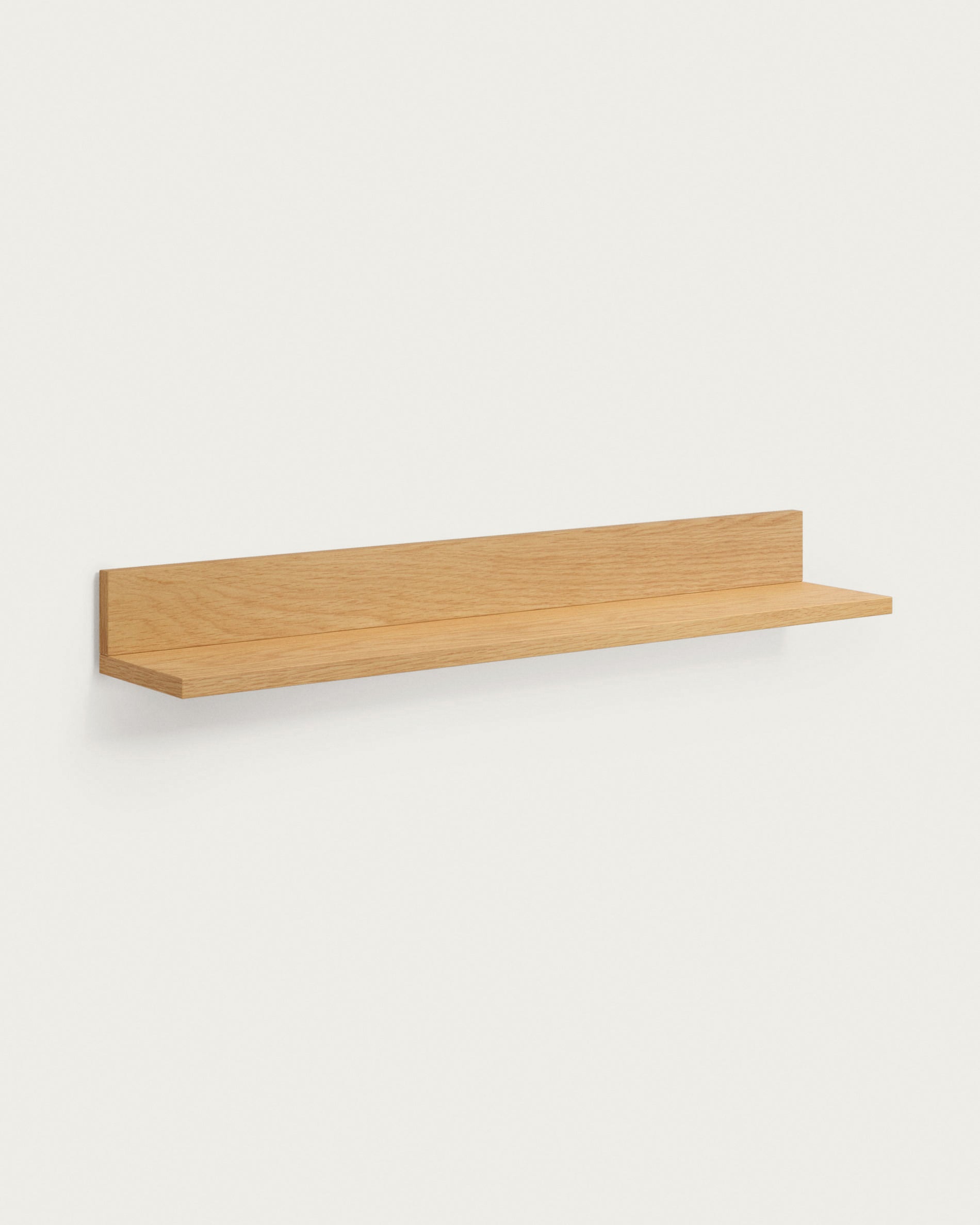 Abilen oak veneer shelf with natural finish, 80 x 15 cm, FSC™ 100% certified - Product View