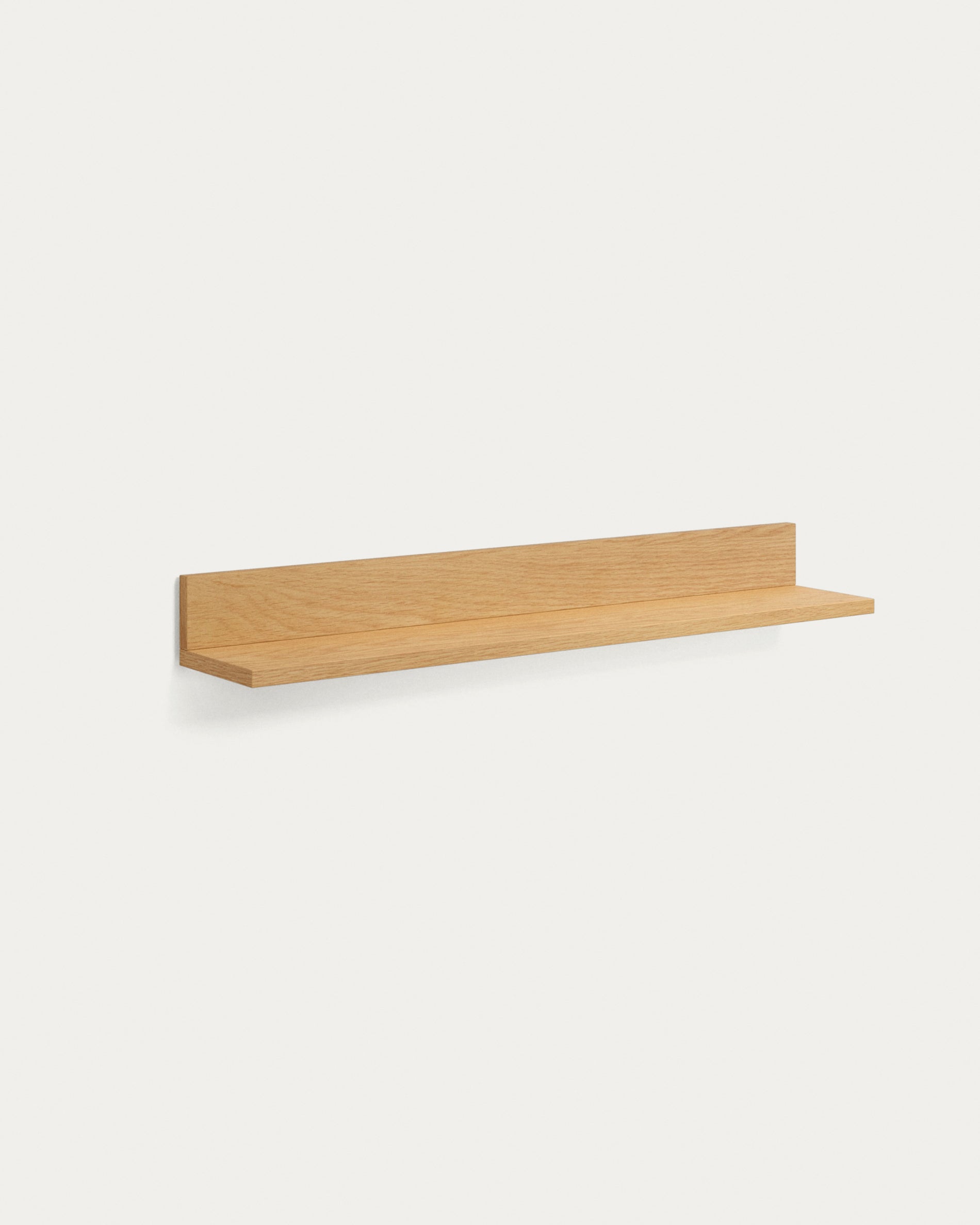 Abilen oak veneer shelf with natural finish, 80 x 15 cm, FSC™ 100% certified - Product View