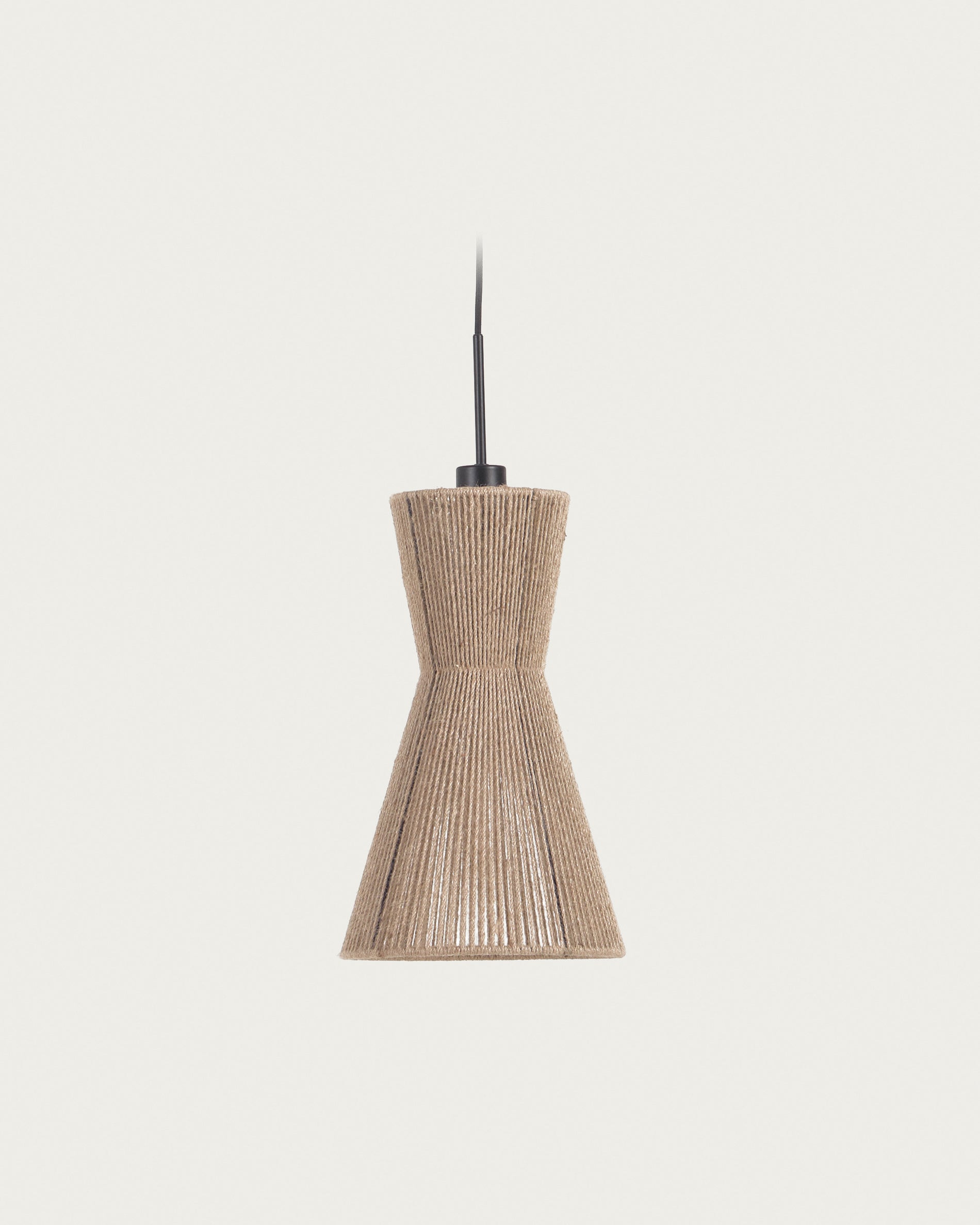 Crista jute light shade with natural finish Ø 24.5 cm - Product View