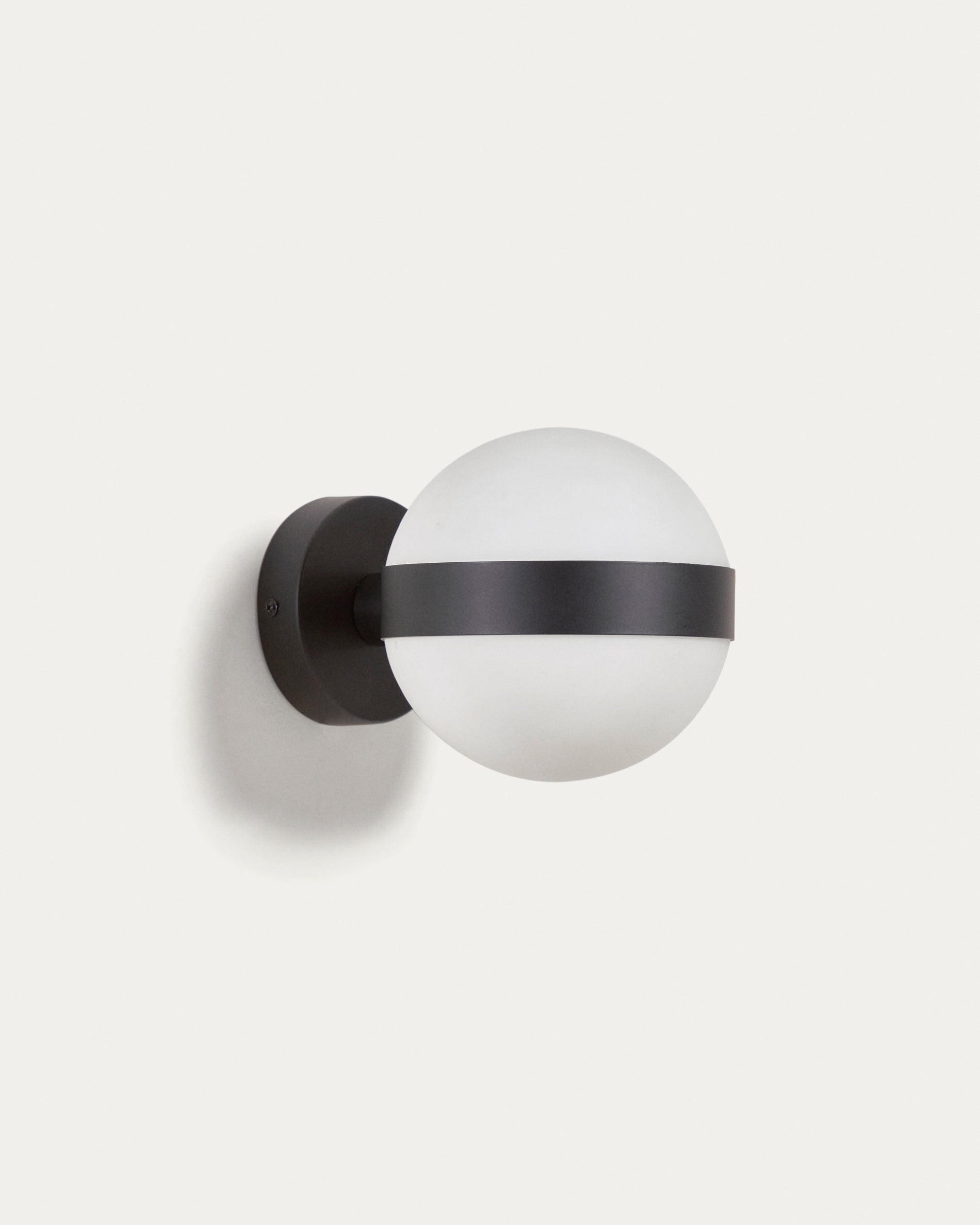 Anasol metal wall sconce with black finish - Product View