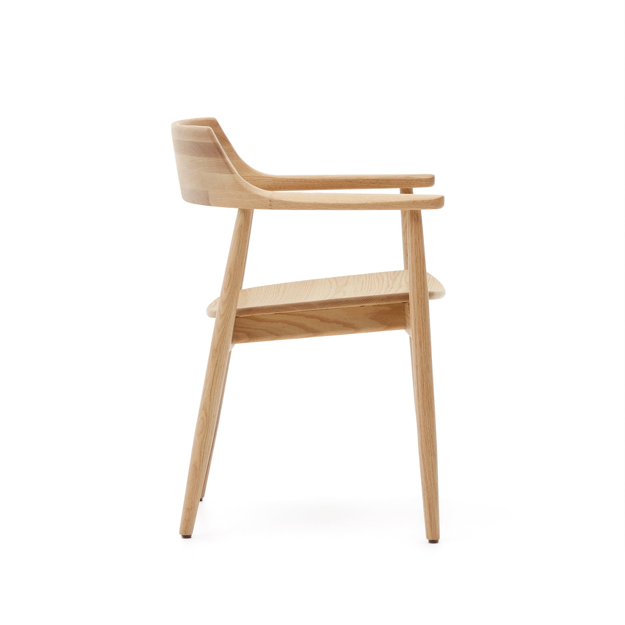 Fondes chair in solid oak wood with natural finish FSC Mix Credit - Product Image