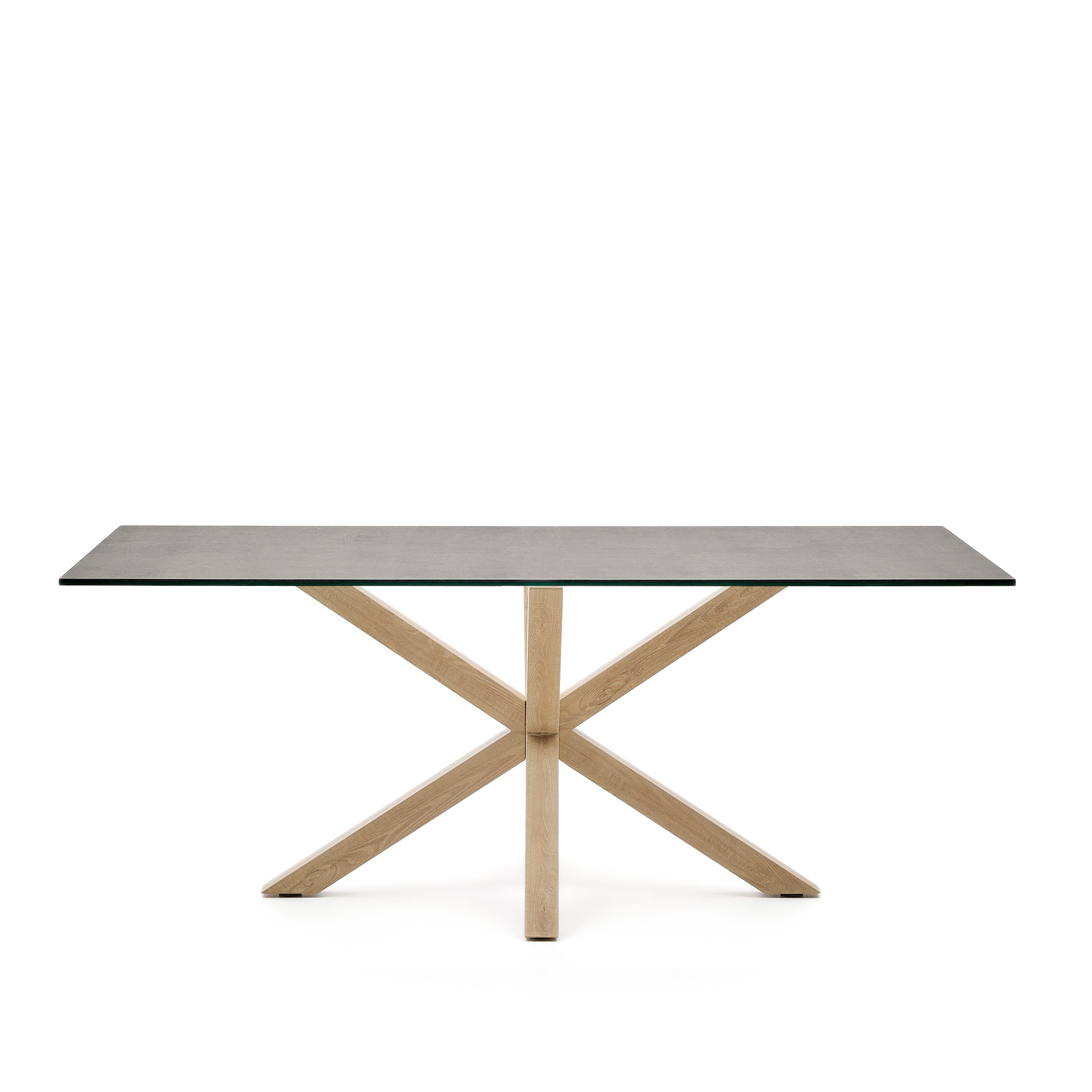 Argo asztal 200x100, Hightech Porcelán Vas Moha