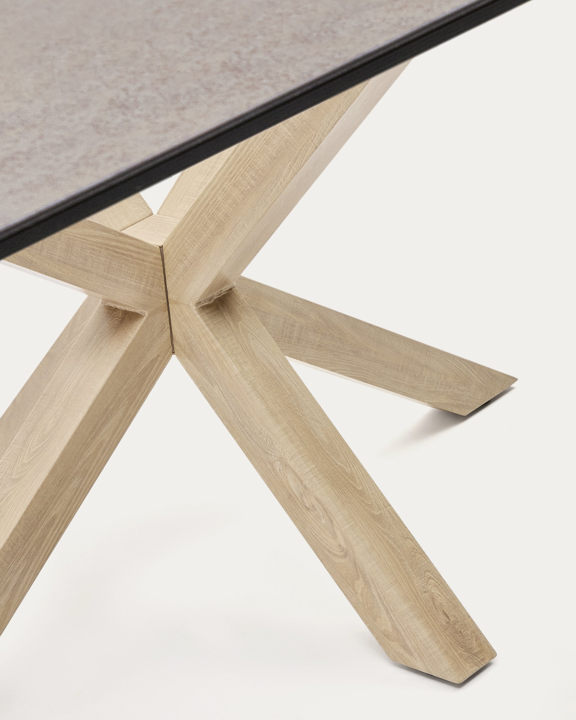 Argo asztal 200x100, Hightech Porcelán Vas Moha
