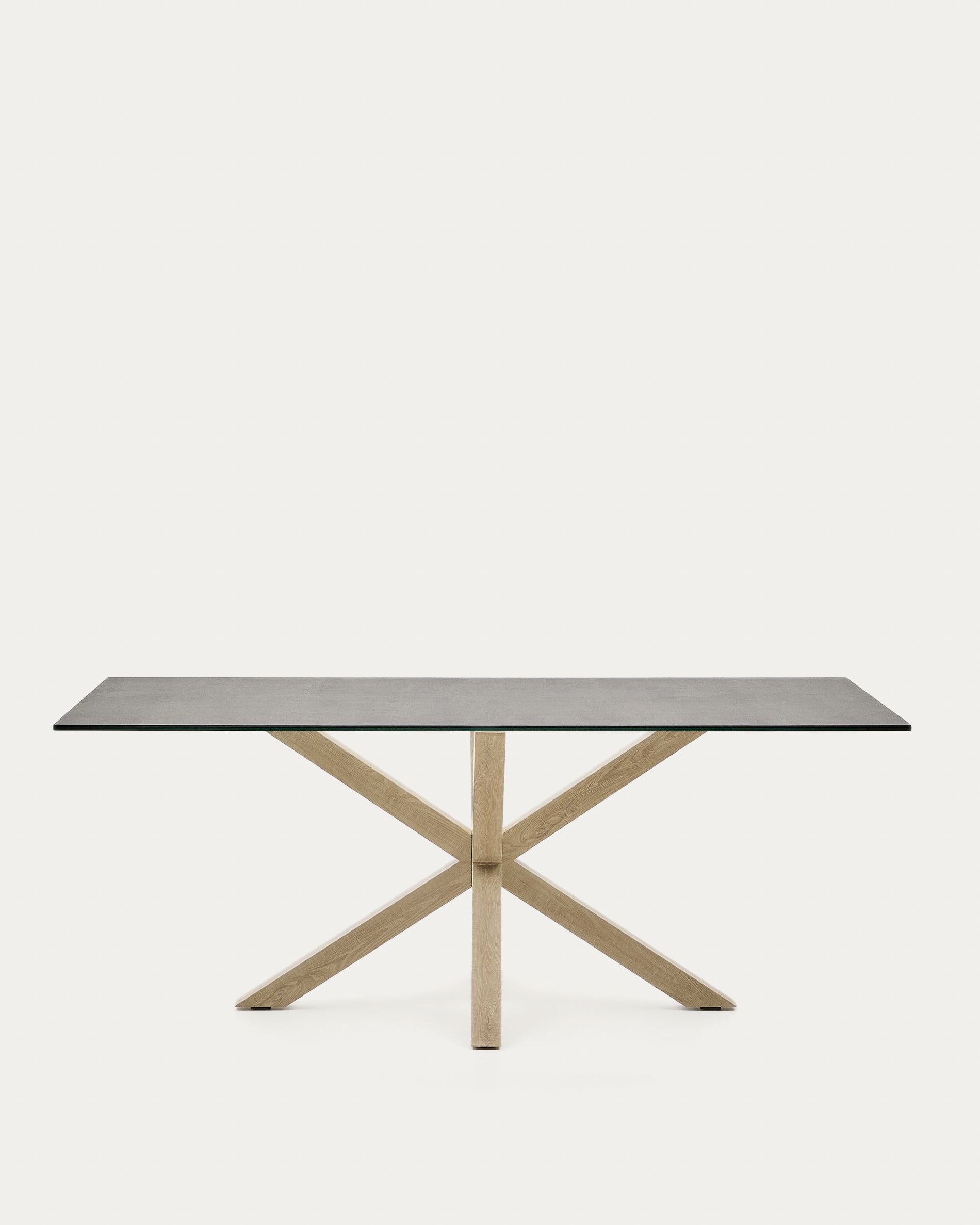 Argo asztal 200x100, Hightech Porcelán Vas Moha