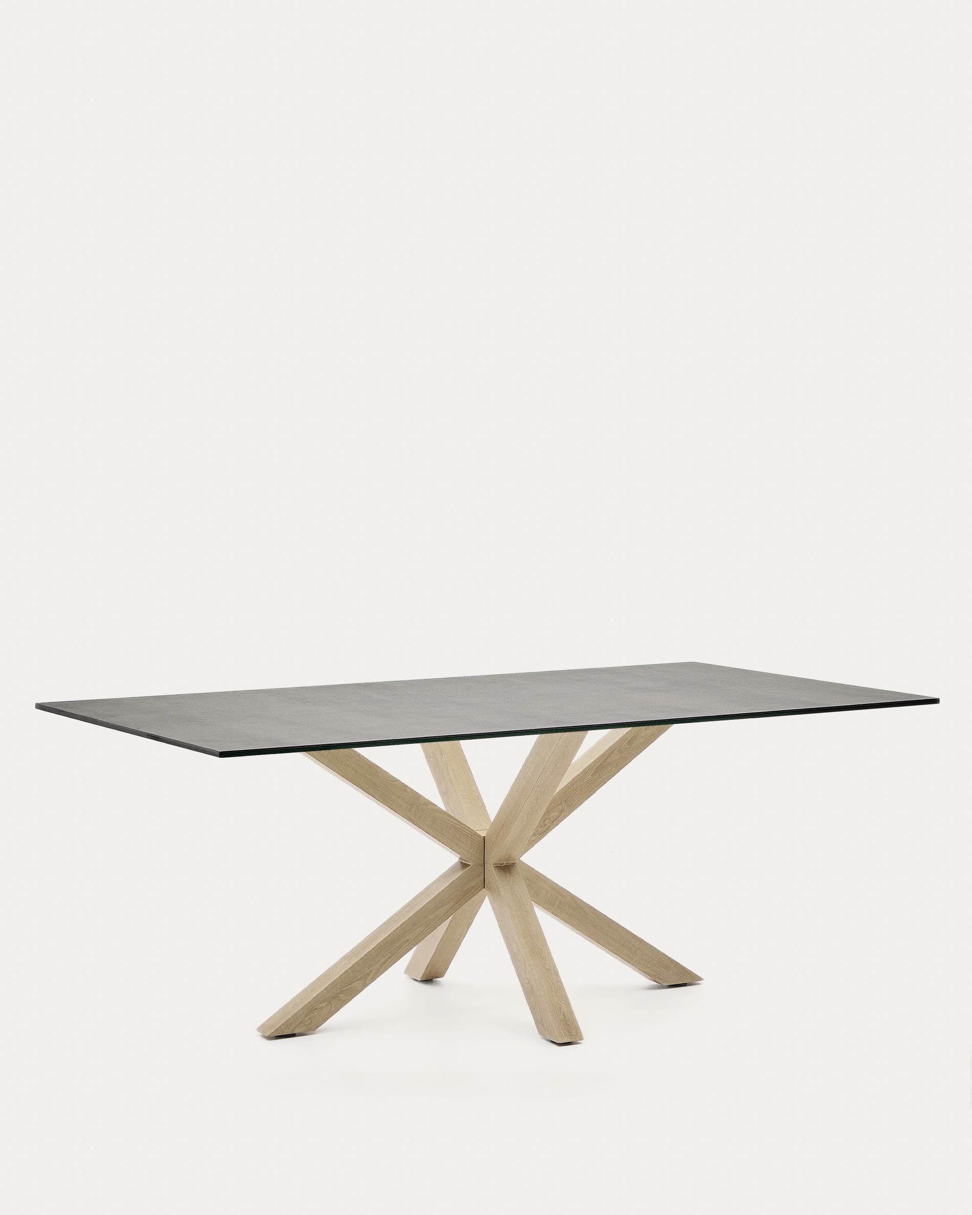 Argo asztal 200x100, Hightech Porcelán Vas Moha