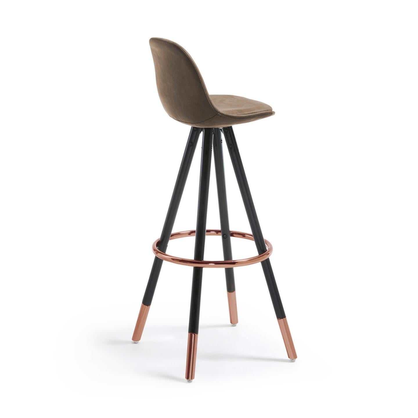 Brown Slad barstool height 75 cm - Product Image
