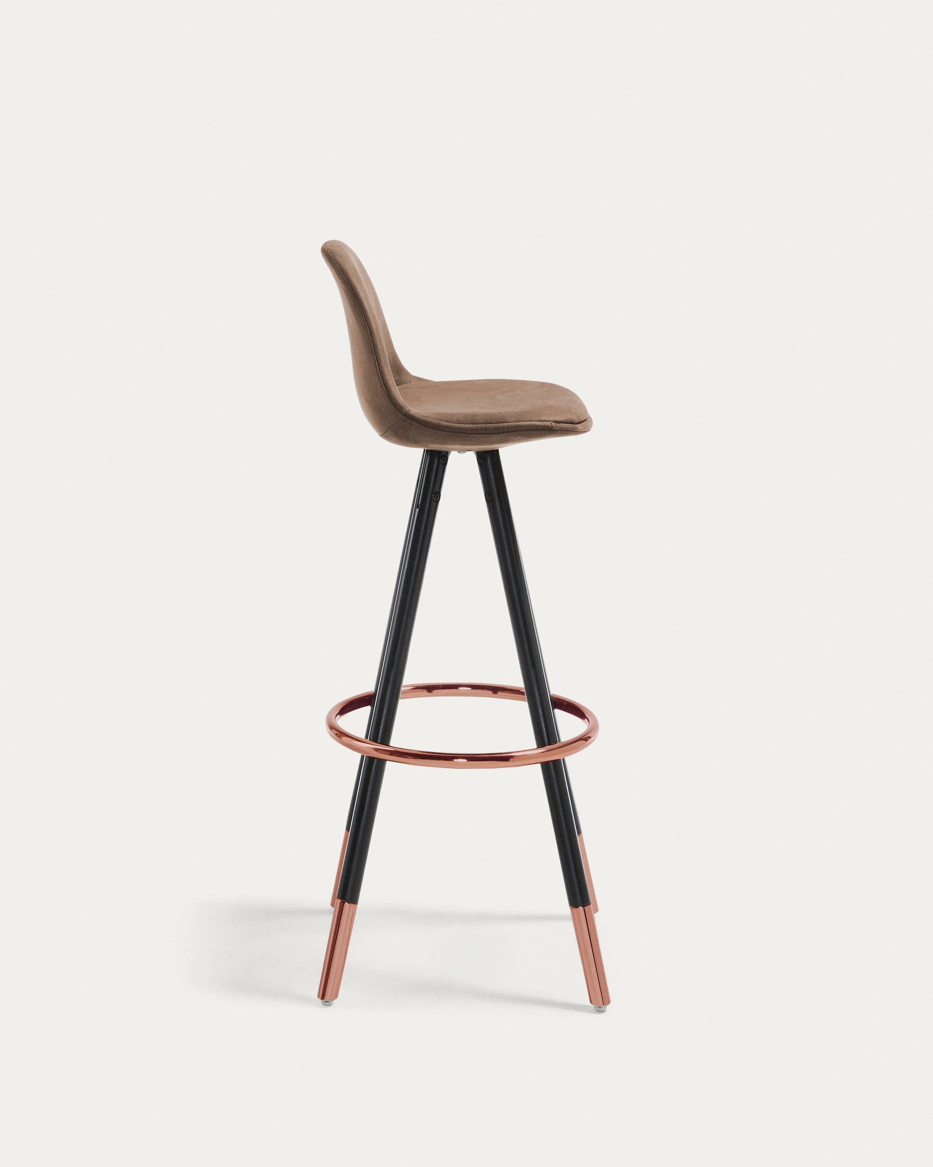 Brown Slad barstool height 75 cm - Product View