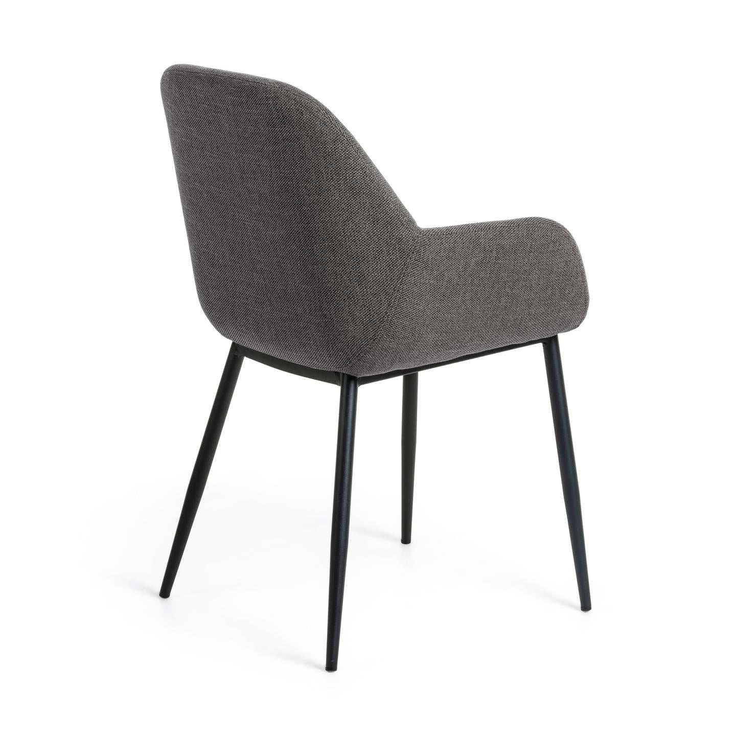 Konna dark grey chair - Product Image