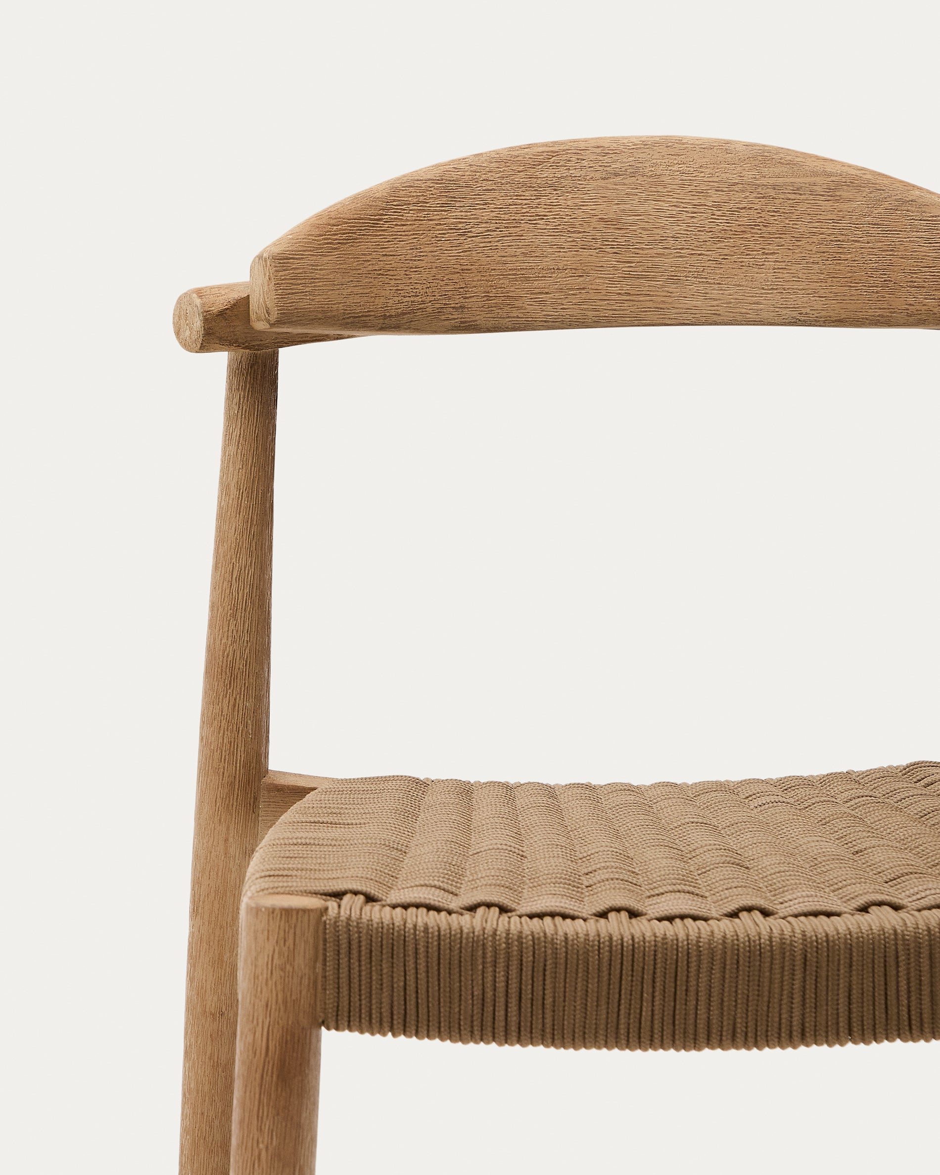 Nina stool in solid acacia wood, height 76 cm FSC 100% - Detail