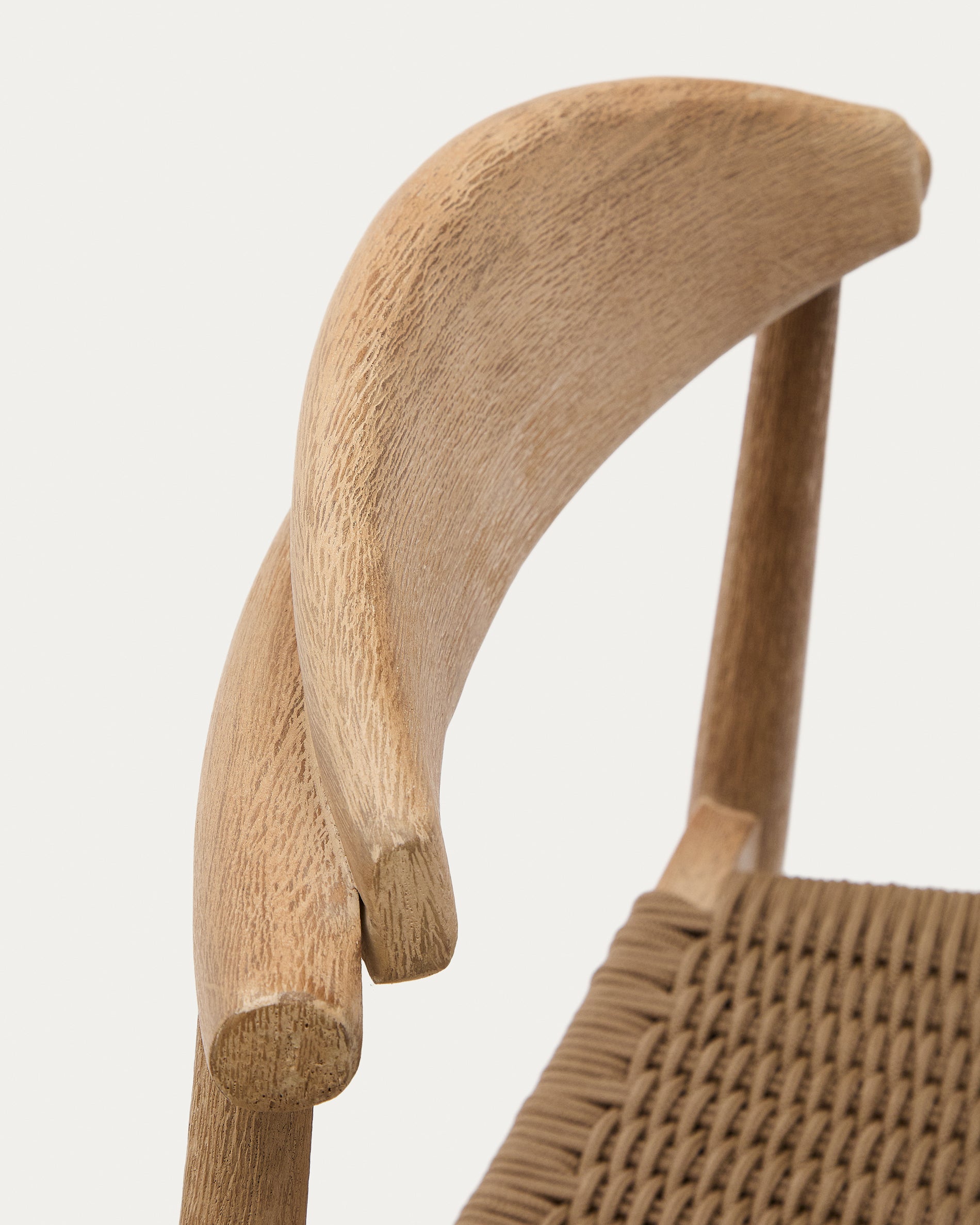 Nina stool in solid acacia wood, height 76 cm FSC 100% - Detail