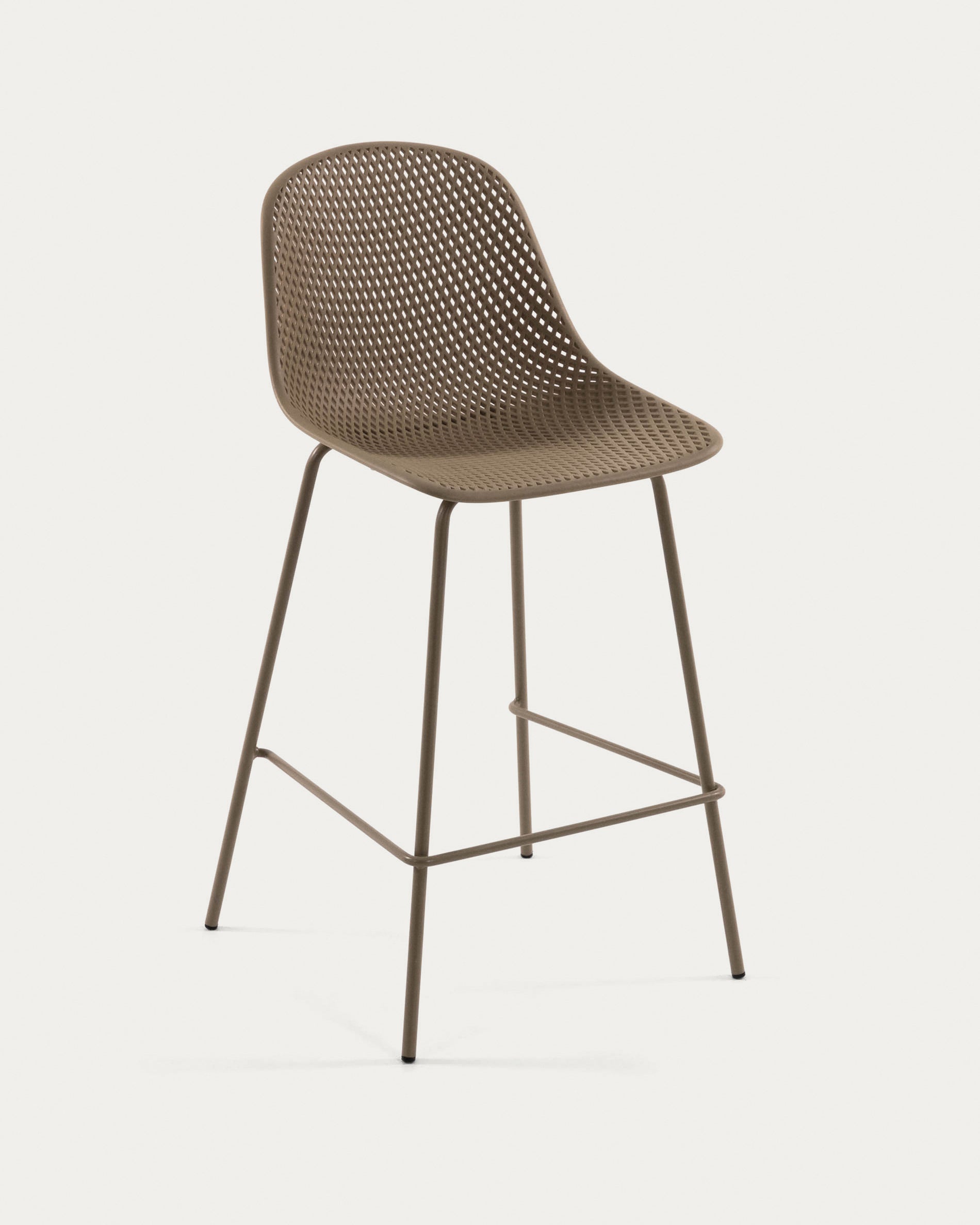 Beige Quinby stool height 75 cm - Product View
