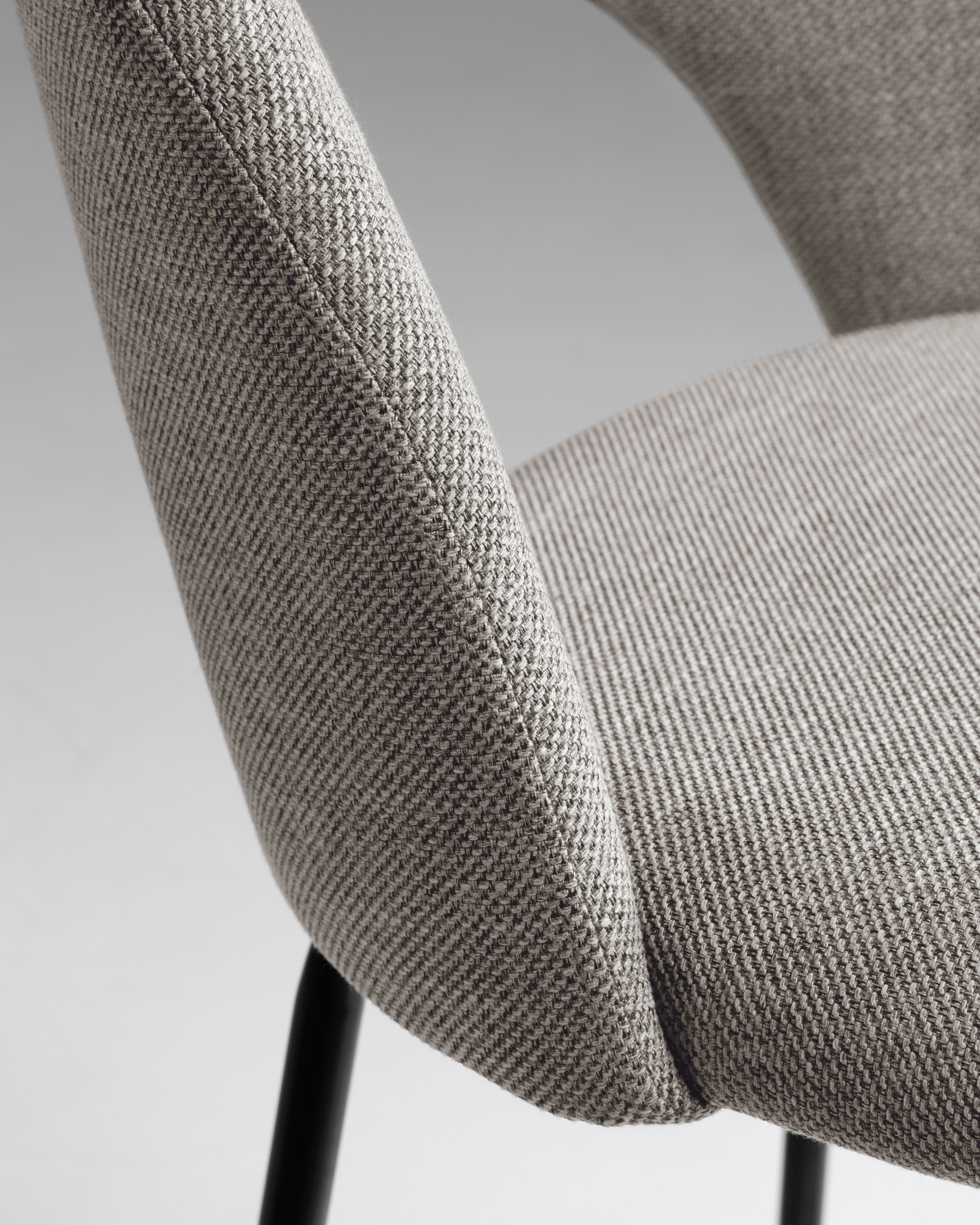 Mahalia light grey stool height 63 cm FSC 100% - Detail