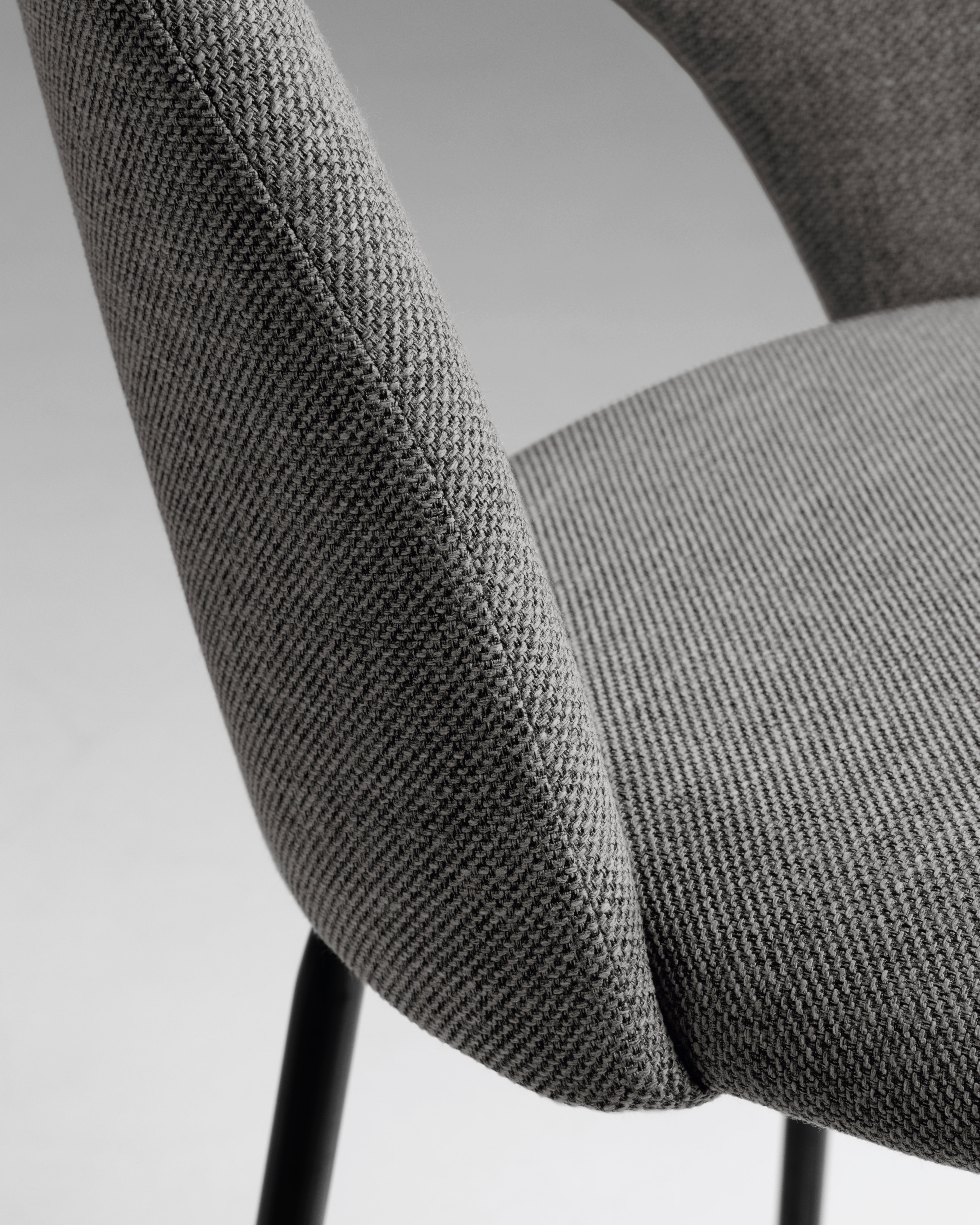 Mahalia dark grey stool height 63 cm FSC 100% - Detail