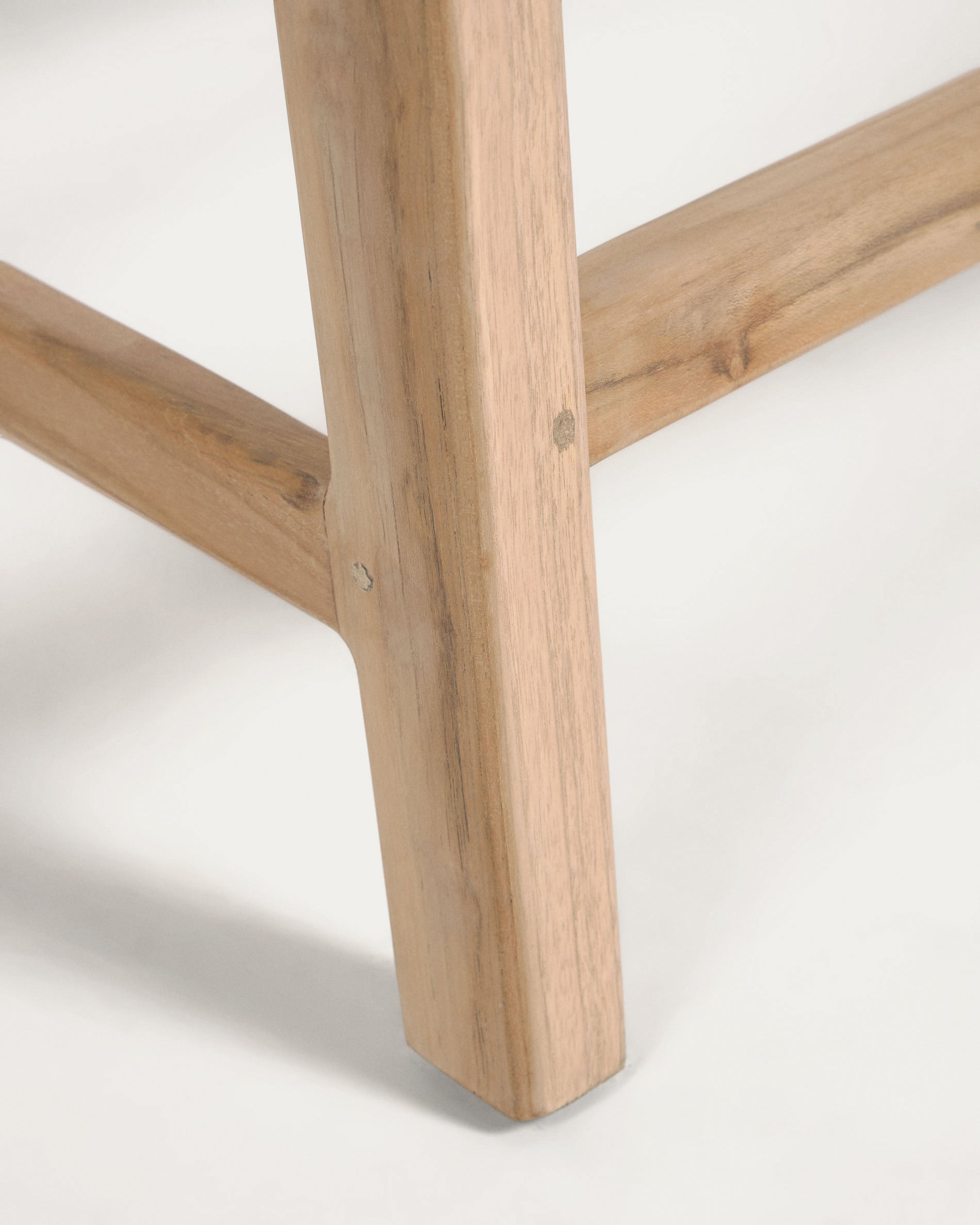 Beida solid teak bench 120 cm - Detail