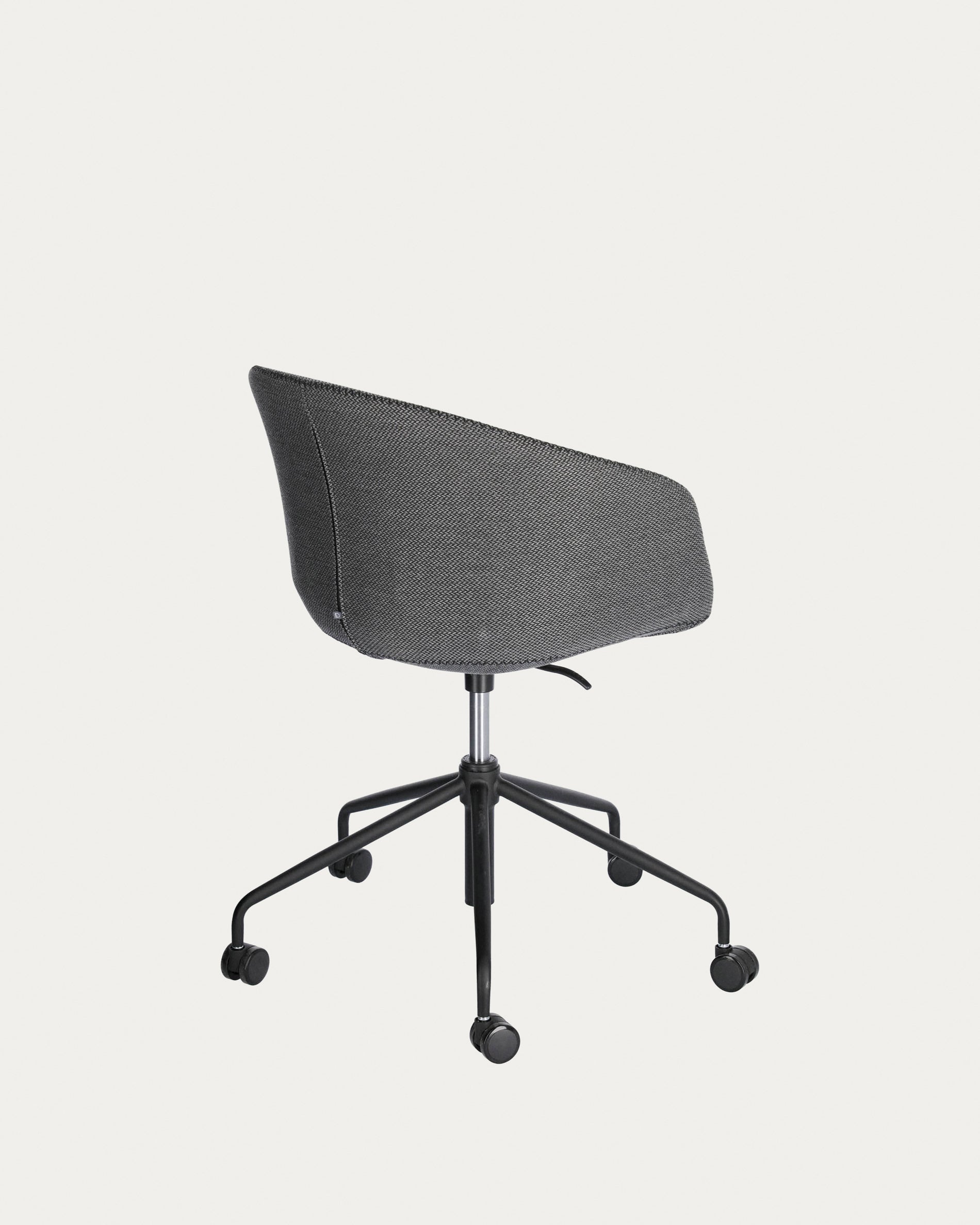 Yvette dark grey office chair - Product View
