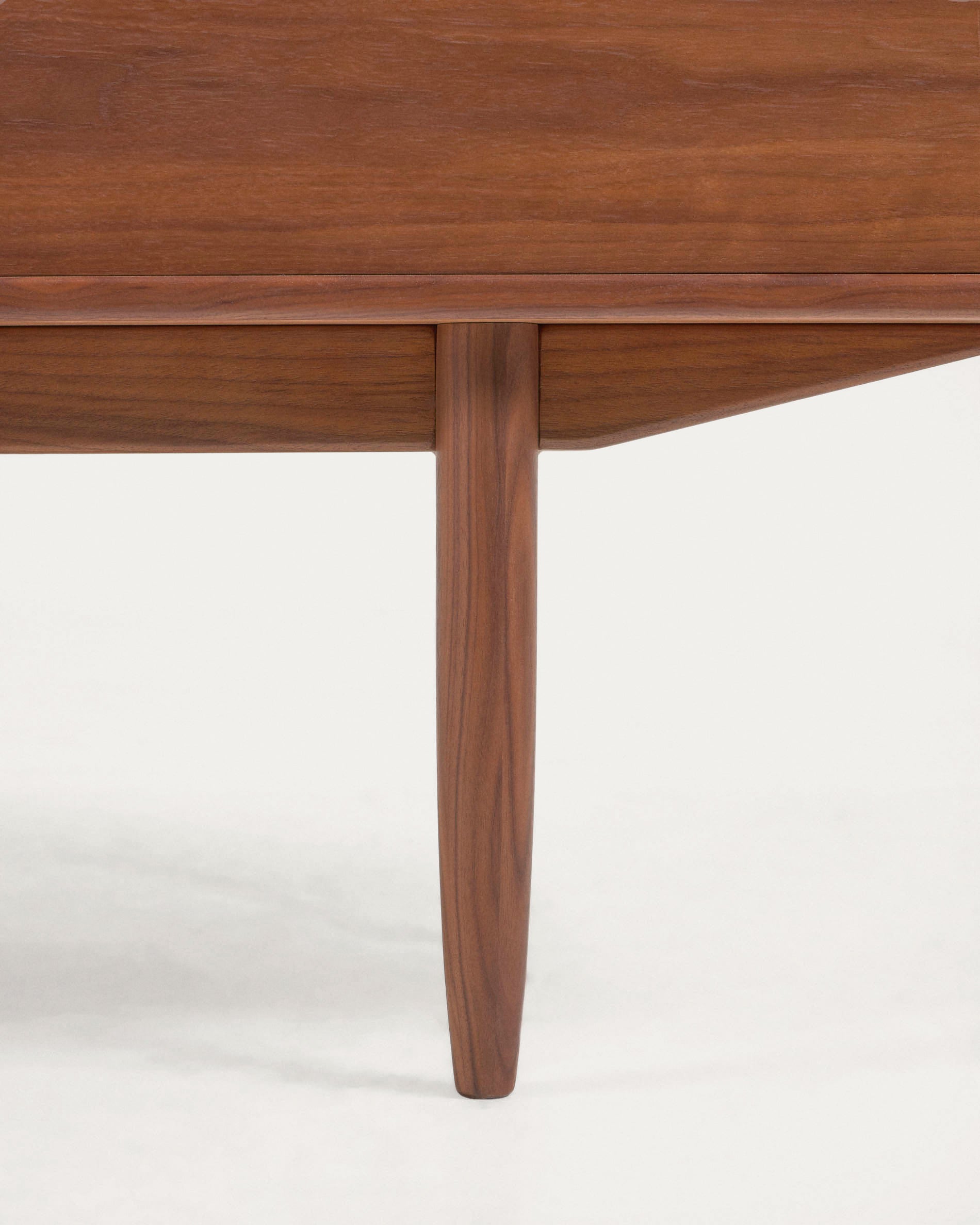 Carolin walnut wood veneer single door & drawer TV stand, 180 x 63.5 cm - Detail