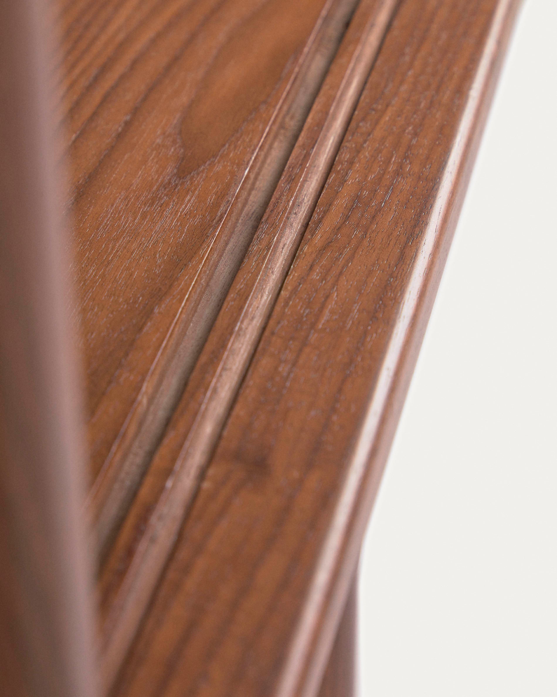 Carolin in veneered walnut shelf unit 130 x 169 cm - Detail