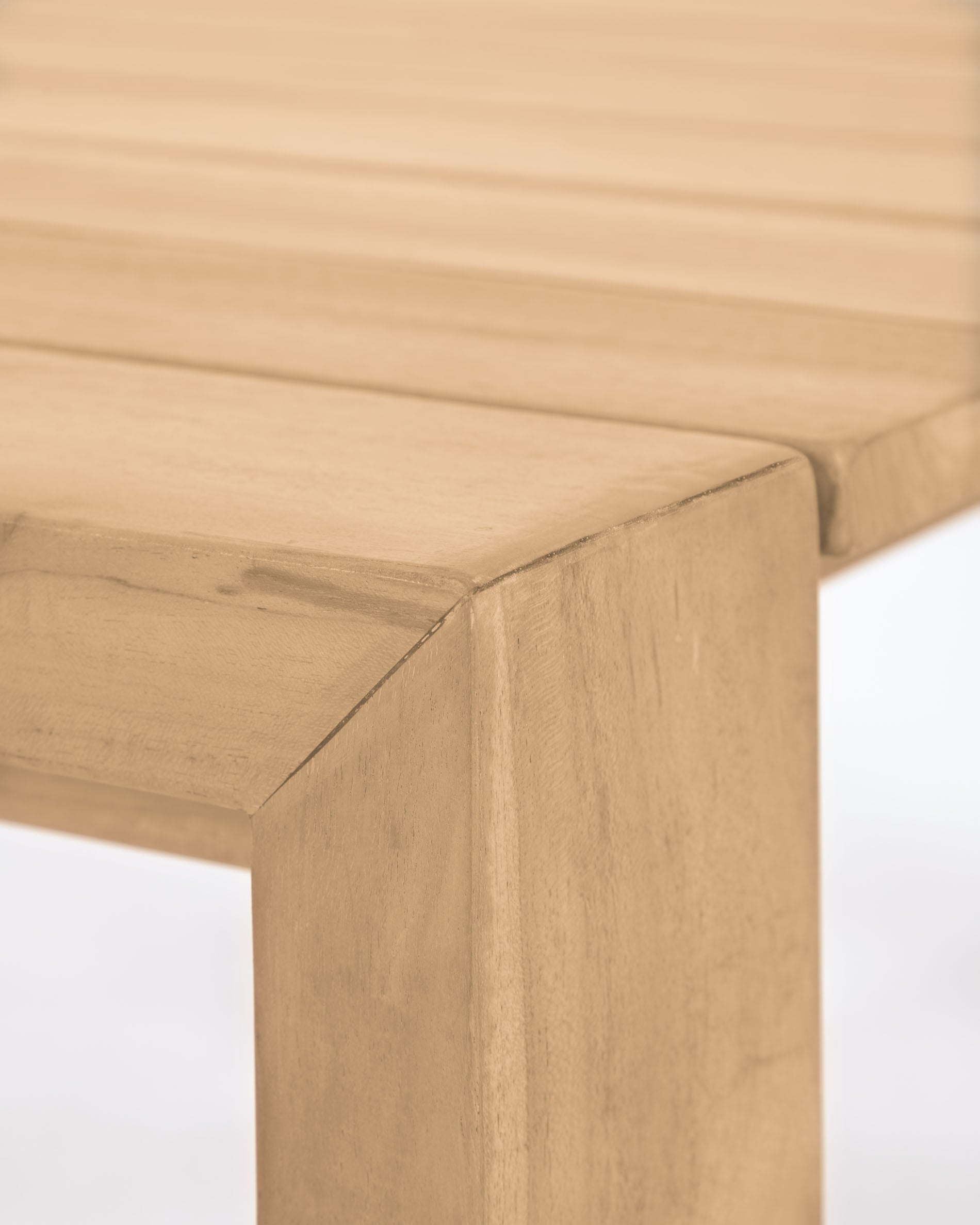 Victoire solid teak outdoor table 200 x 100 cm - Detail