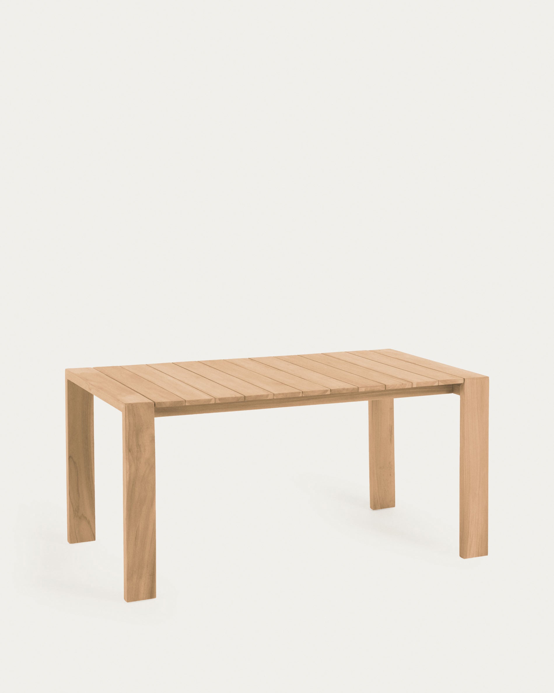 Victoire solid teak outdoor table 200 x 100 cm - Product View