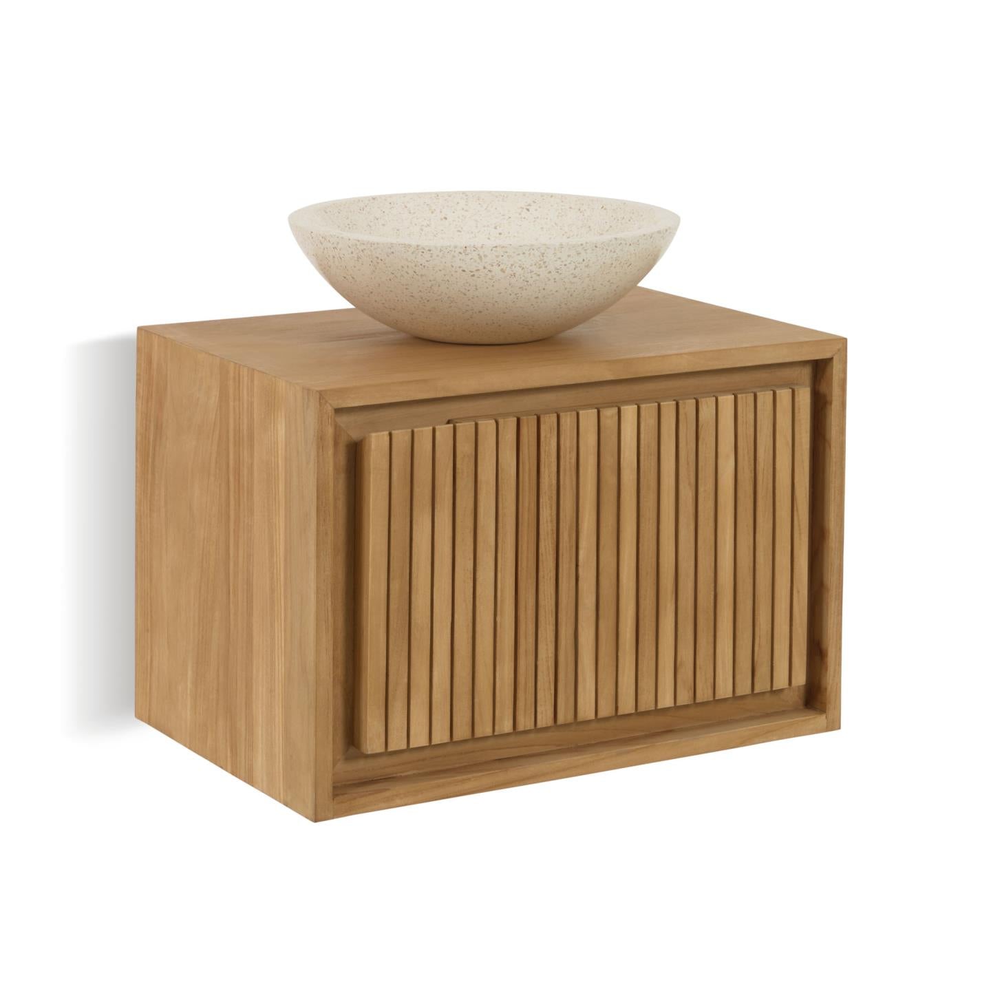 Taciana solid teak bathroom cabinet 60 x 40 cm - Product Image