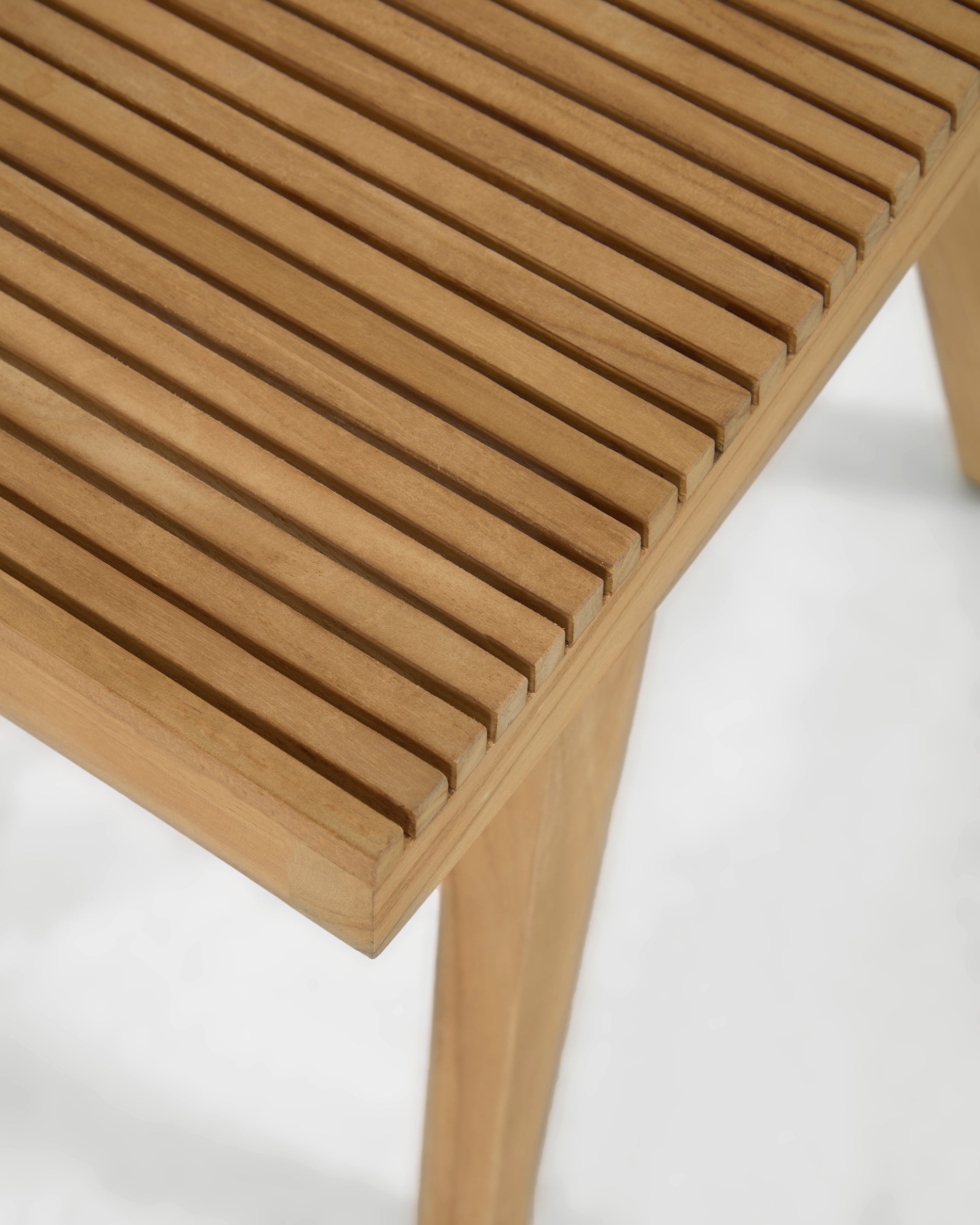 Vicentina solid teak footrest - Detail